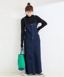 ウォッシャブル / DU JOUR / デュ ジュール SQUARE JEAN PINAFORE