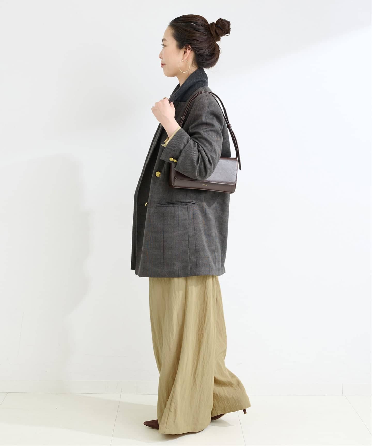 予約》【WEB限定】手洗い可 / ジャンプスーツLS（つなぎ