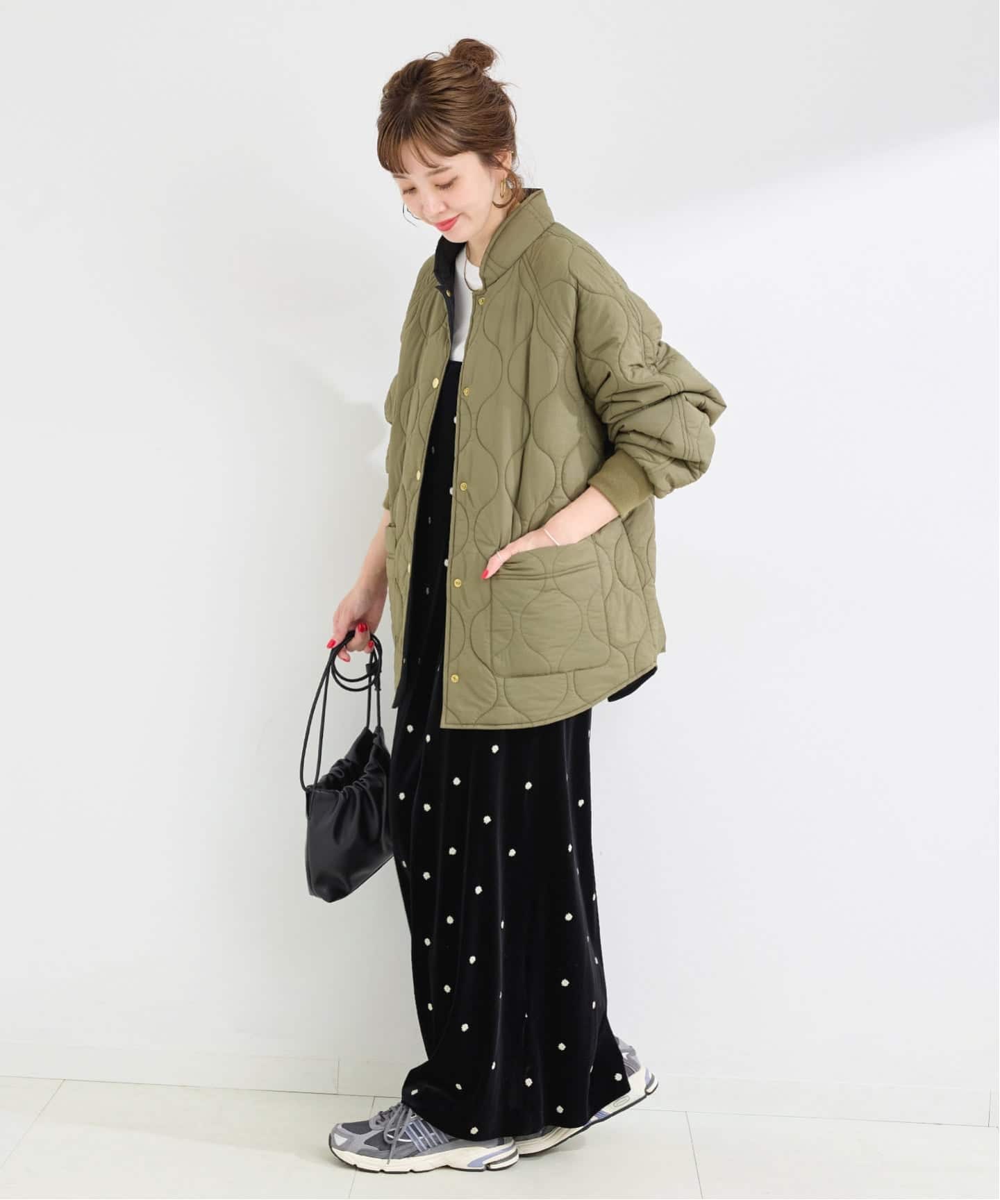 追加2予約》【WEB限定】手洗い可 / ベロアフラワー刺繍