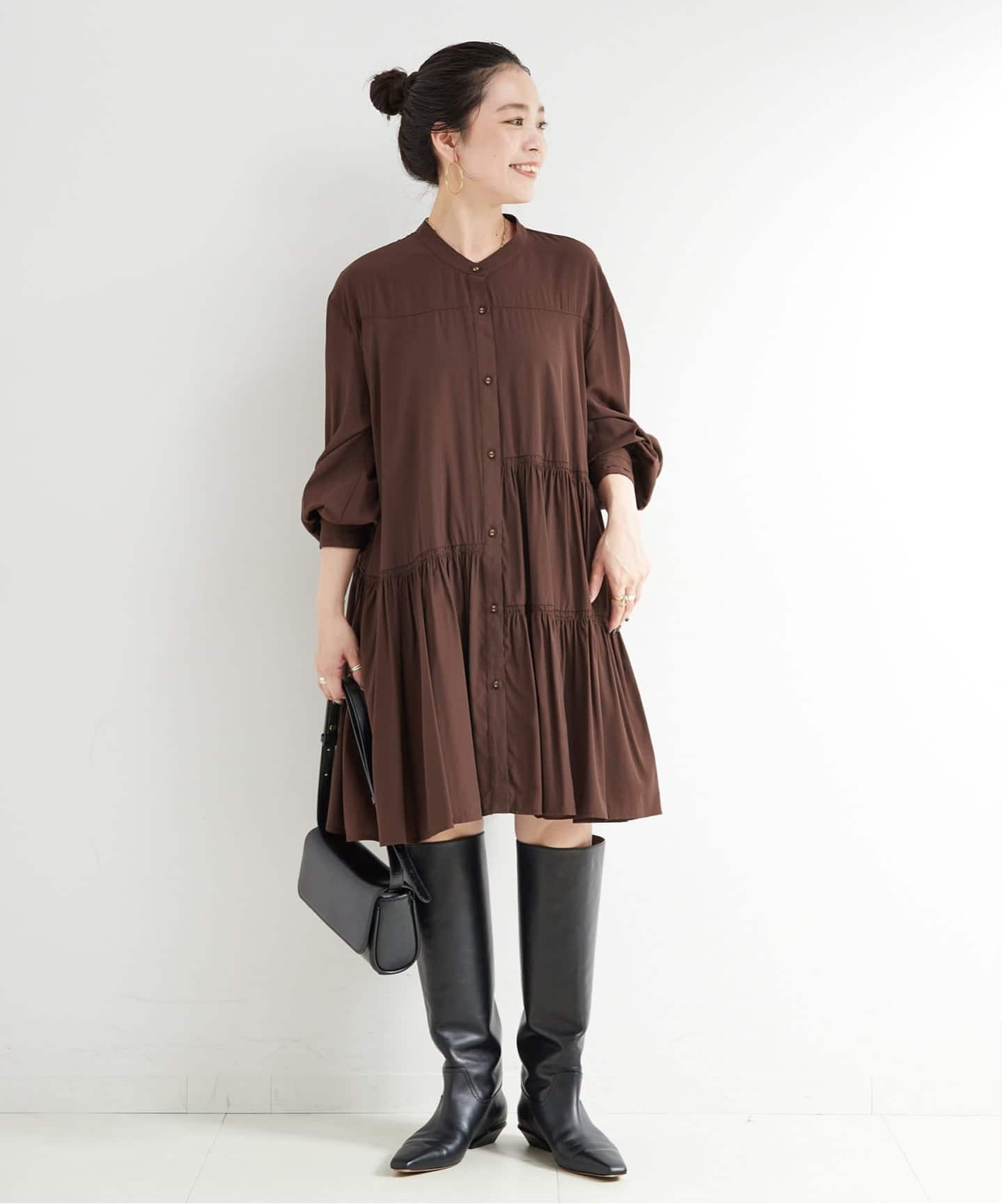 手洗い可 / ティアードミニワンピース（ワンピース）｜B.C STOCK