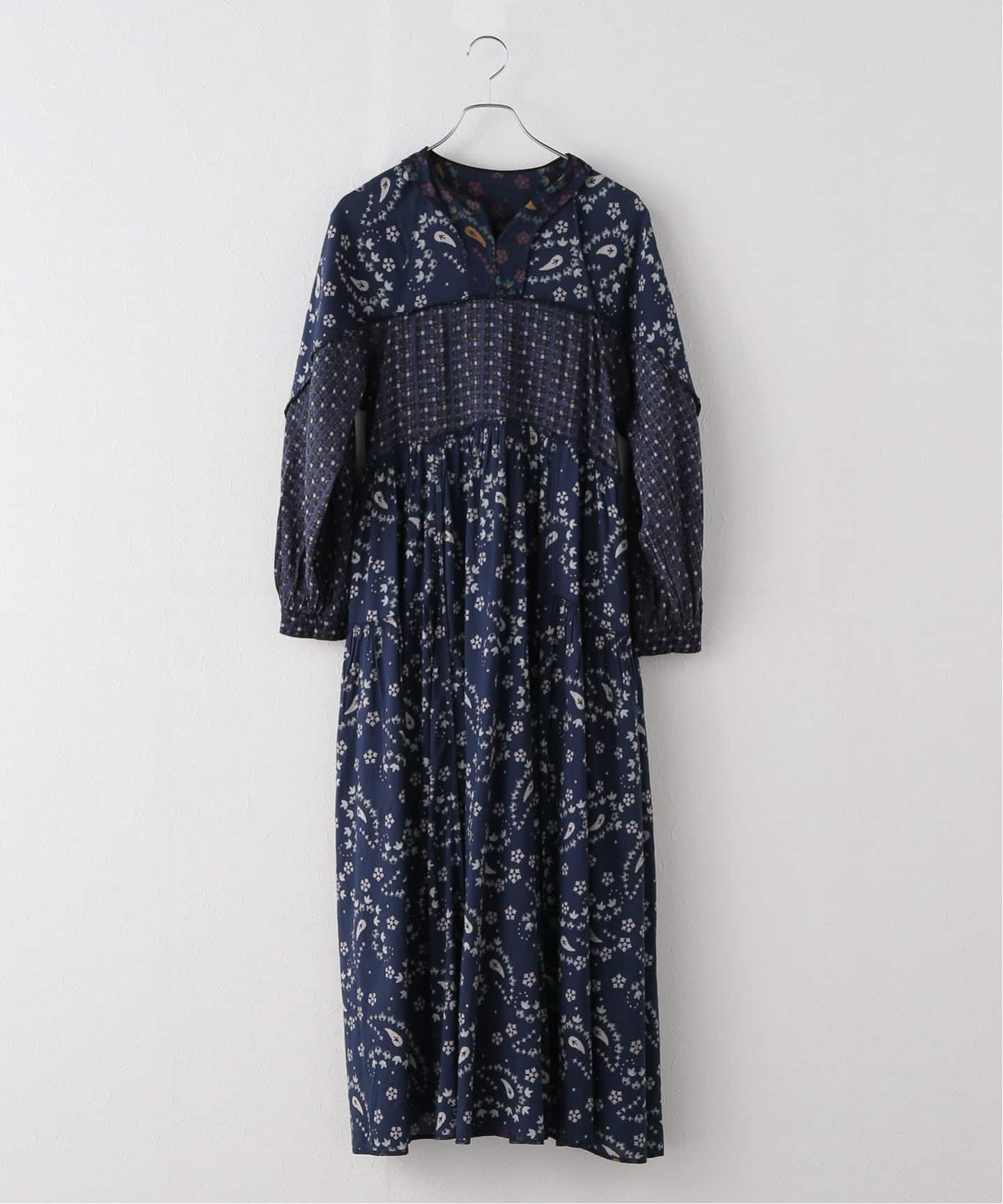 手洗い可 / パッチワークプリントワンピース（ワンピース）｜B.C STOCK