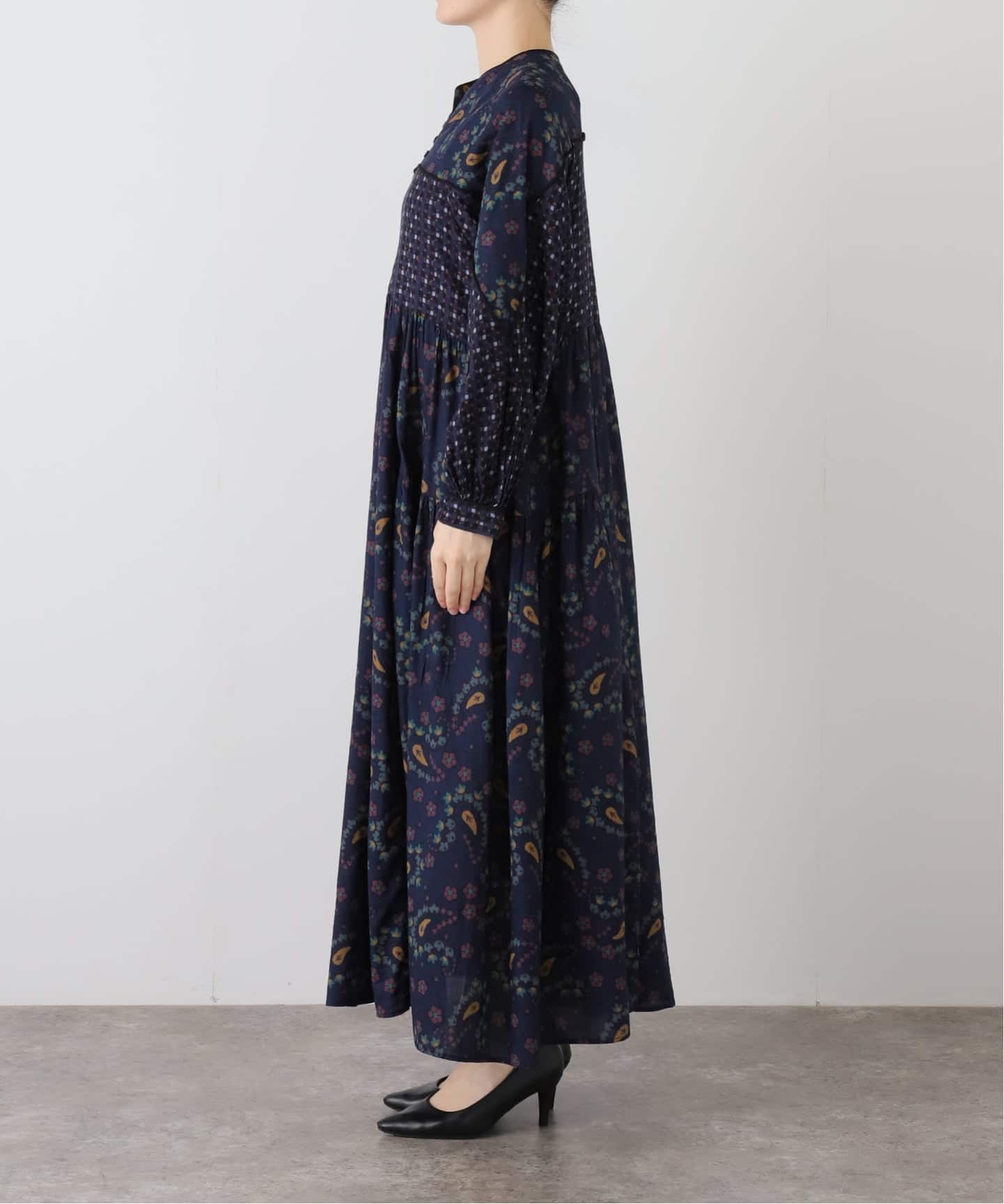 手洗い可 / パッチワークプリントワンピース（ワンピース）｜B.C STOCK