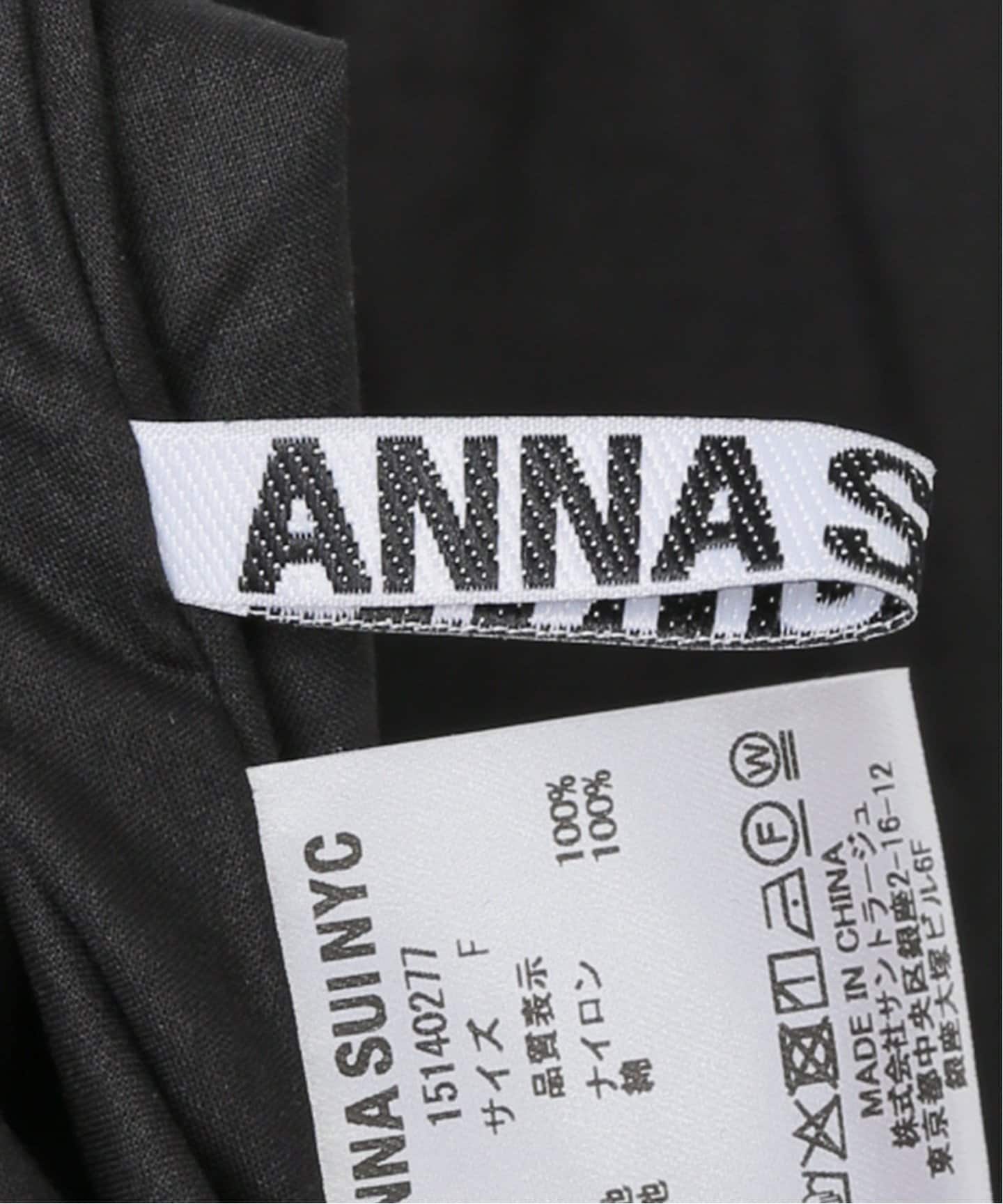 ANNA SUI NYC/ギャザーフレアキャミワンピース（ワンピース