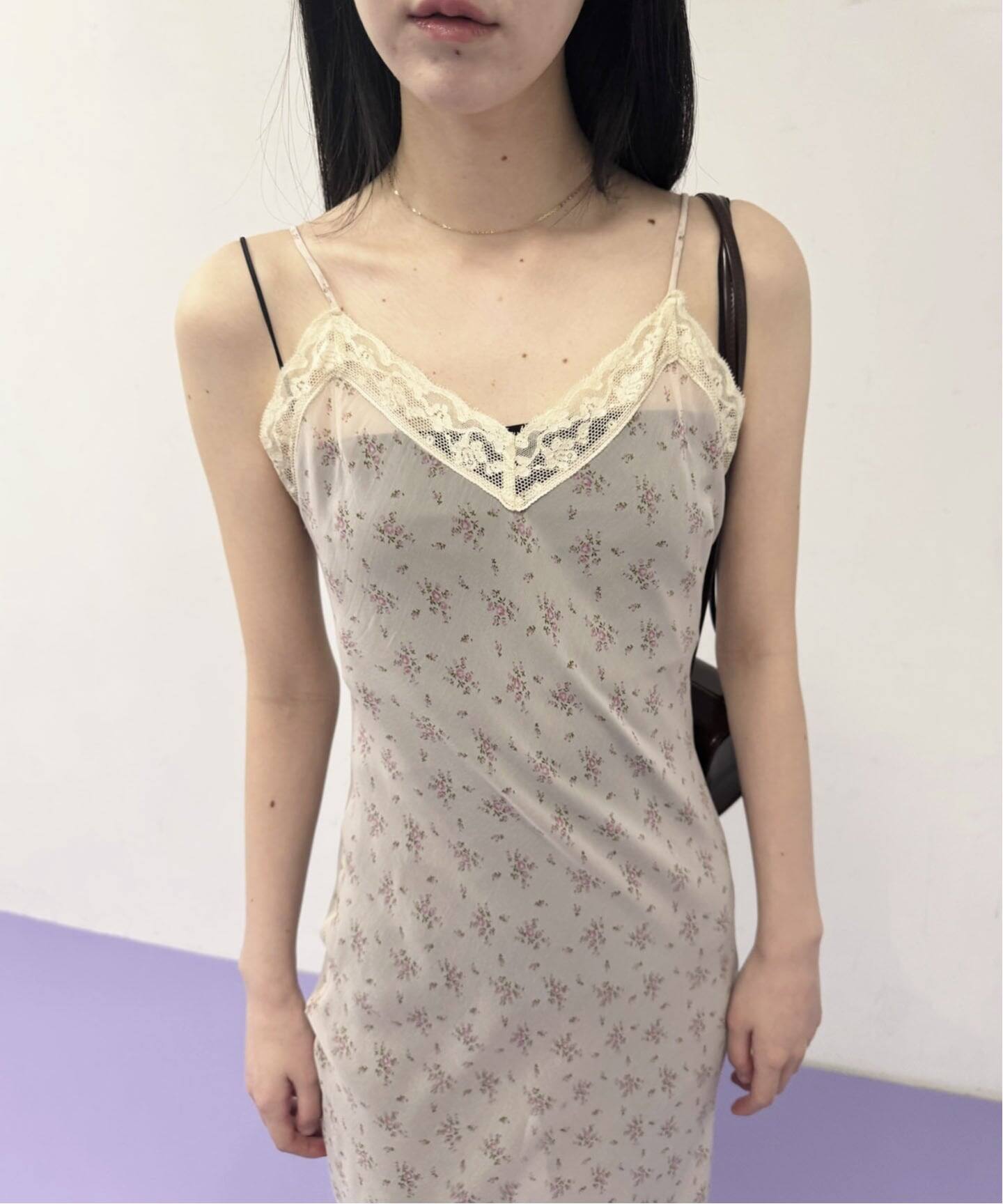 edit for lulu キュプラシフォンランジェリードレス キュプラシフォンランジェリードレス（ワンピース）｜EDIT. FOR