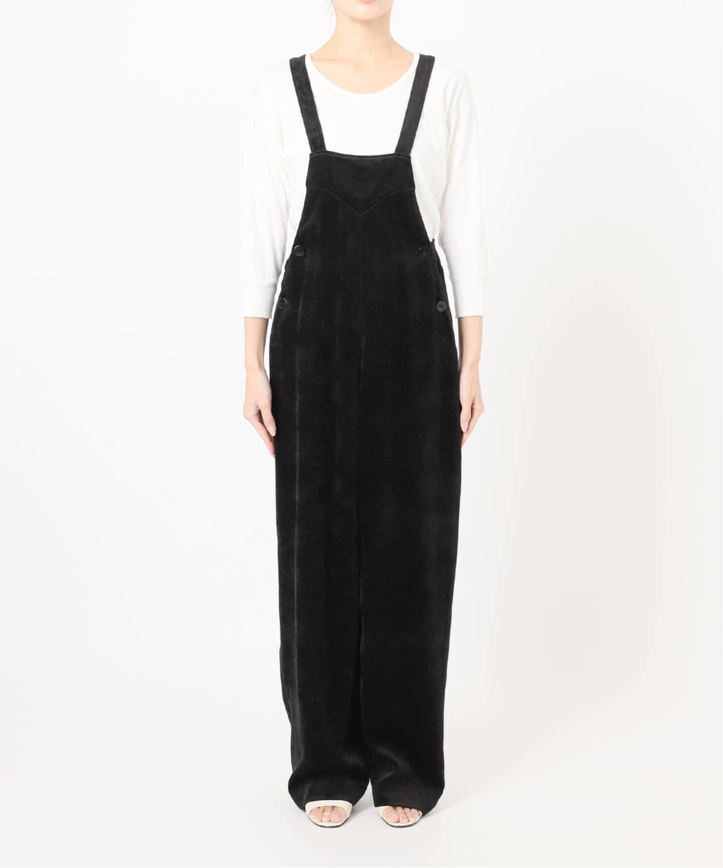 edit for lulu ベロア オールインワン サロペット ベルベットオールインワン（サロペット／オーバーオール）｜EDIT