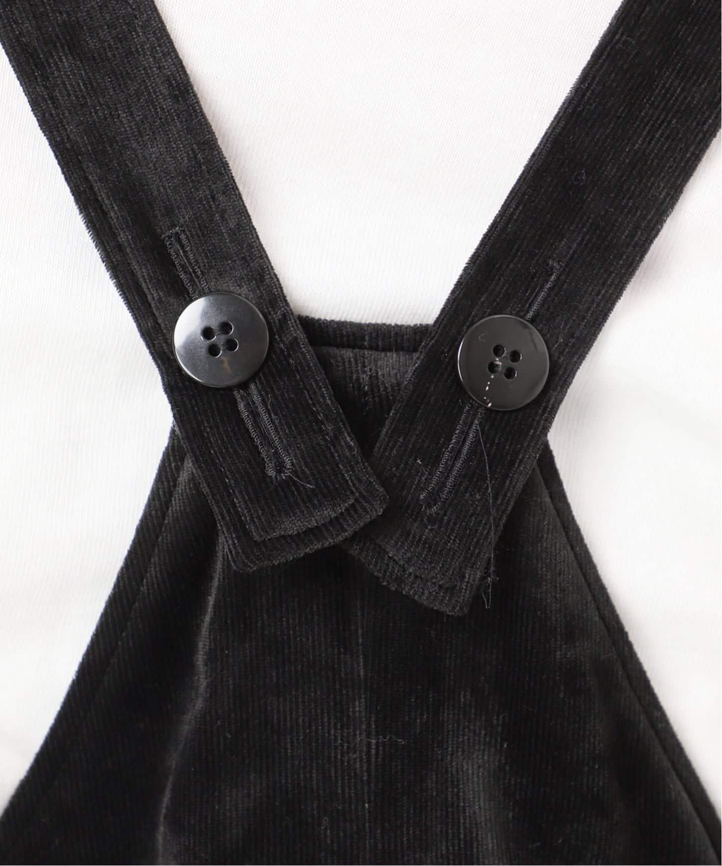 EDIT.FOR LULU ベルベットオールインワン　サロペット ベルベットオールインワン（サロペット／オーバーオール）｜EDIT