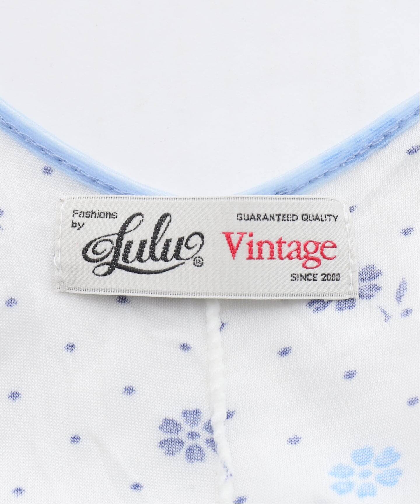 LULU vintage ブルーフラワープリント OP（ワンピース）｜EDIT.FOR