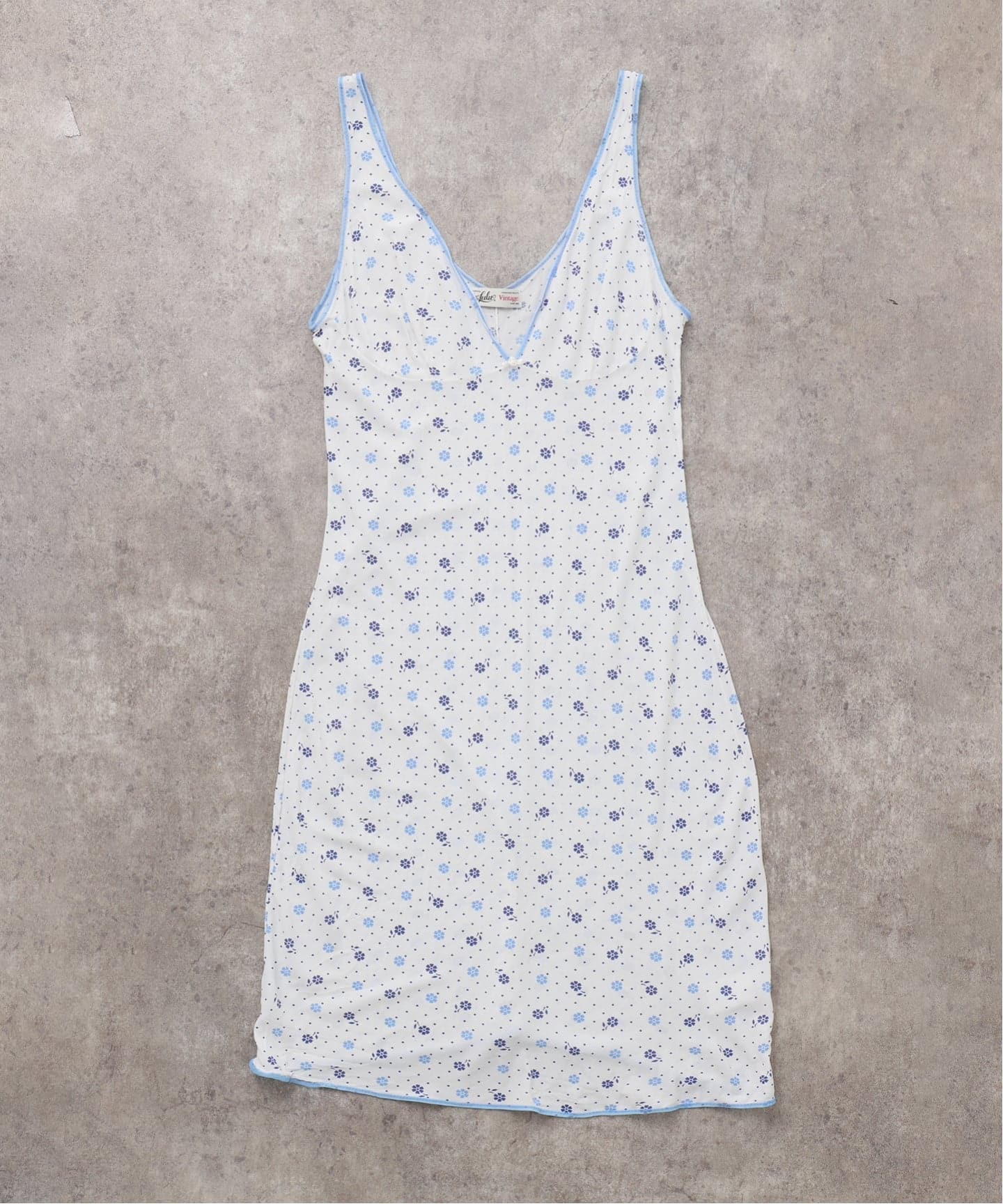 LULU vintage ブルーフラワープリント OP（ワンピース）｜EDIT.FOR