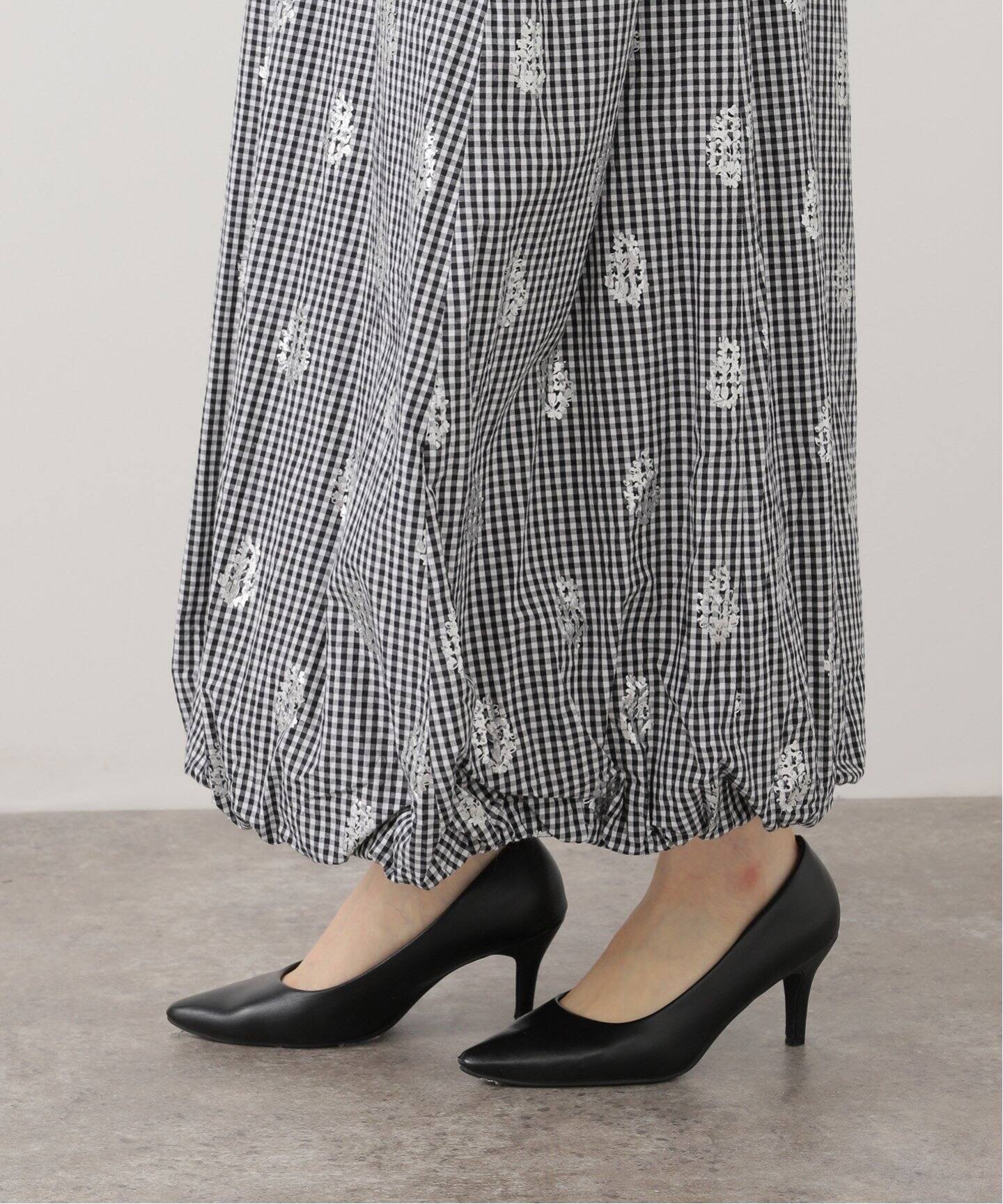 ne Quittez pas Poplin Foil ロングワンピース ne Quittez pas Poplin Foil Print Dress