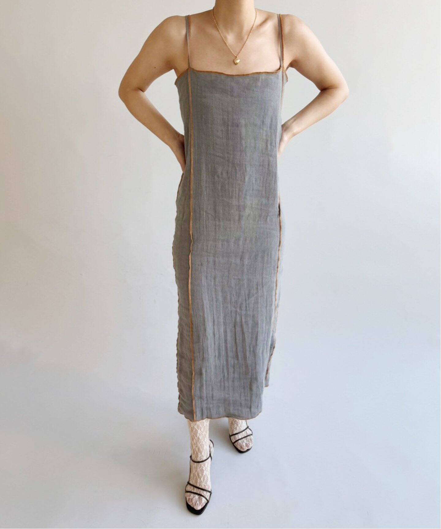 BASERANGE/ベースレンジ】SHOK SLIP DRESS（ワンピース）｜EDIT.FOR  