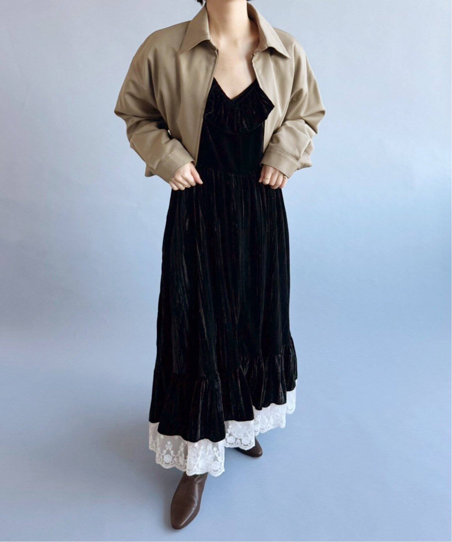 BATSHEVA/バットシェバ】ベルベットドレス（ワンピース）｜EDIT.FOR  