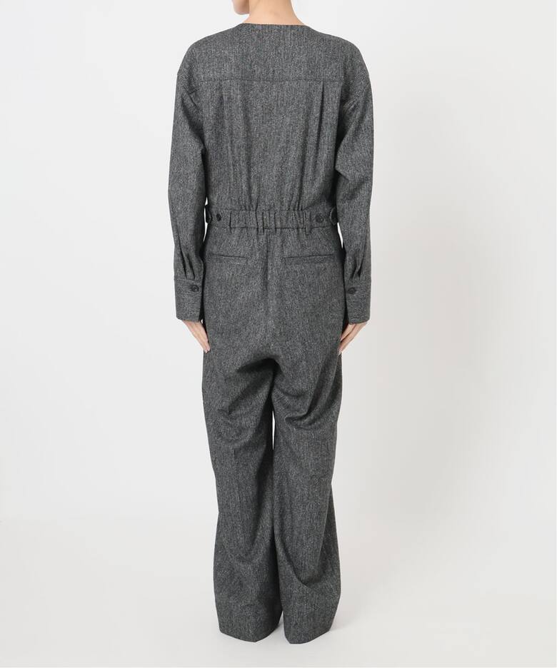 ウォッシャブルカシュクールオールインワン（つなぎ／オールインワン 