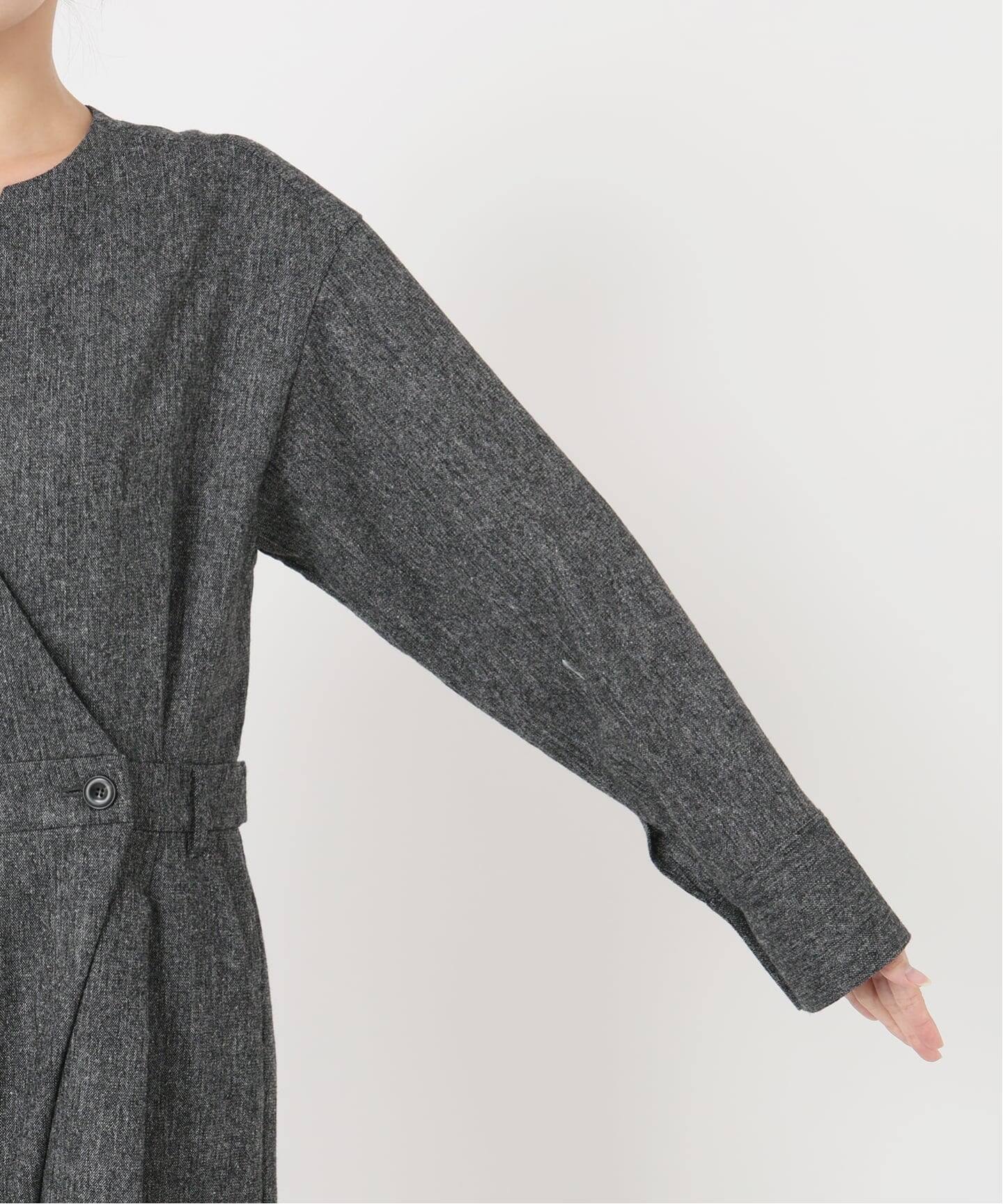 ウォッシャブルカシュクールオールインワン（つなぎ／オールインワン