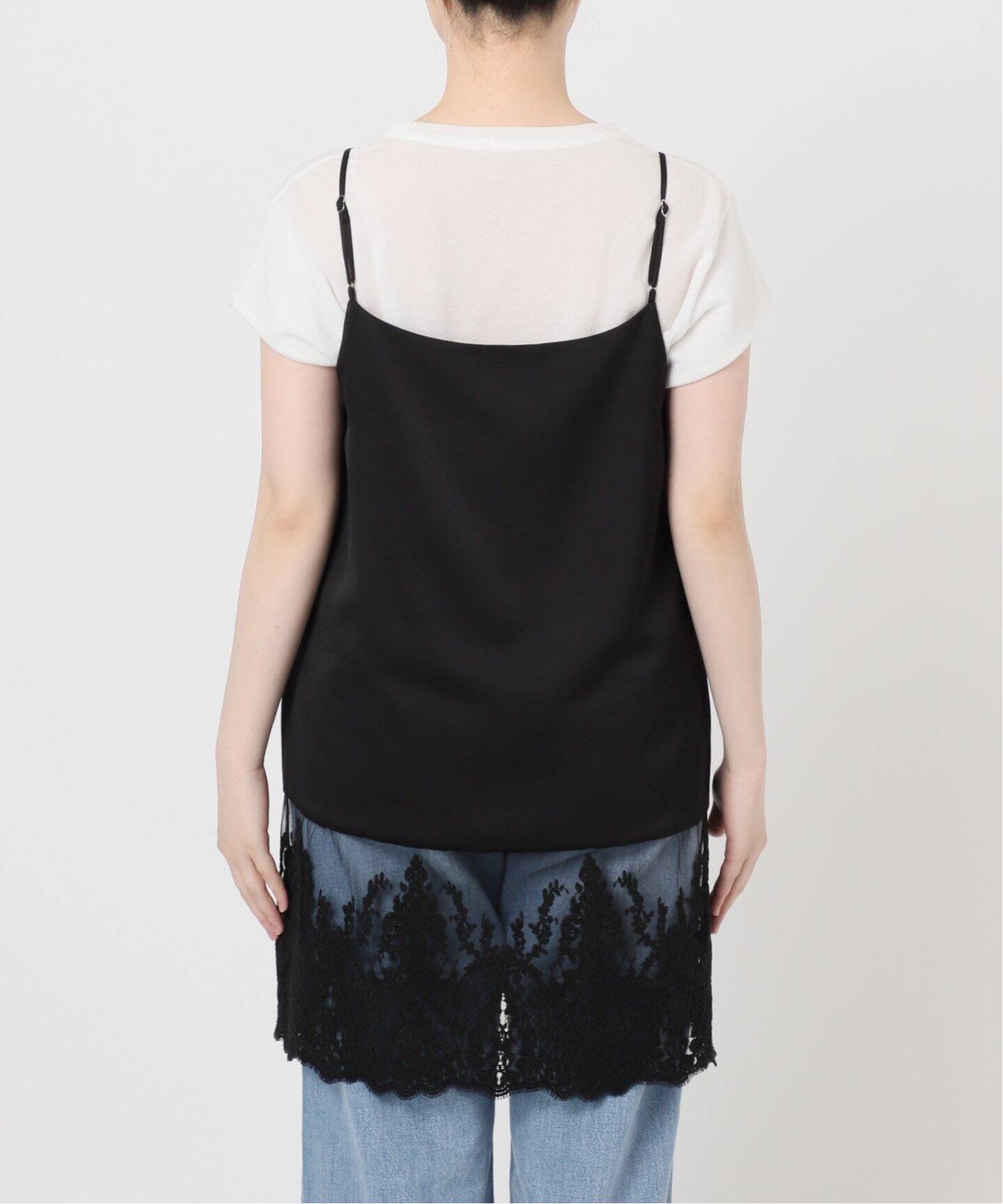 定価以下 新品タグ付 匿名 IENA Satinレース キャミソールワンピース 定価以下 新品タグ付 匿名 IENA Satinレース キャミソールワンピース