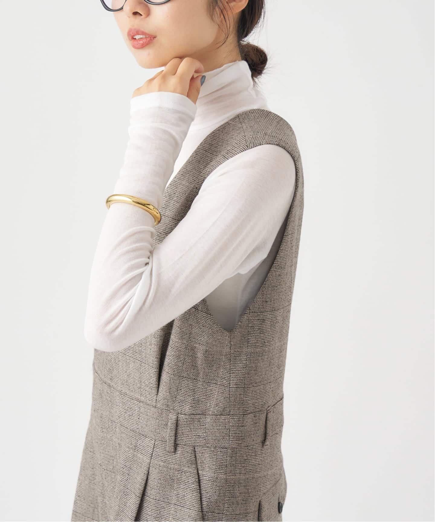 ソフトチェック サロペット（サロペット／オーバーオール）｜IENA