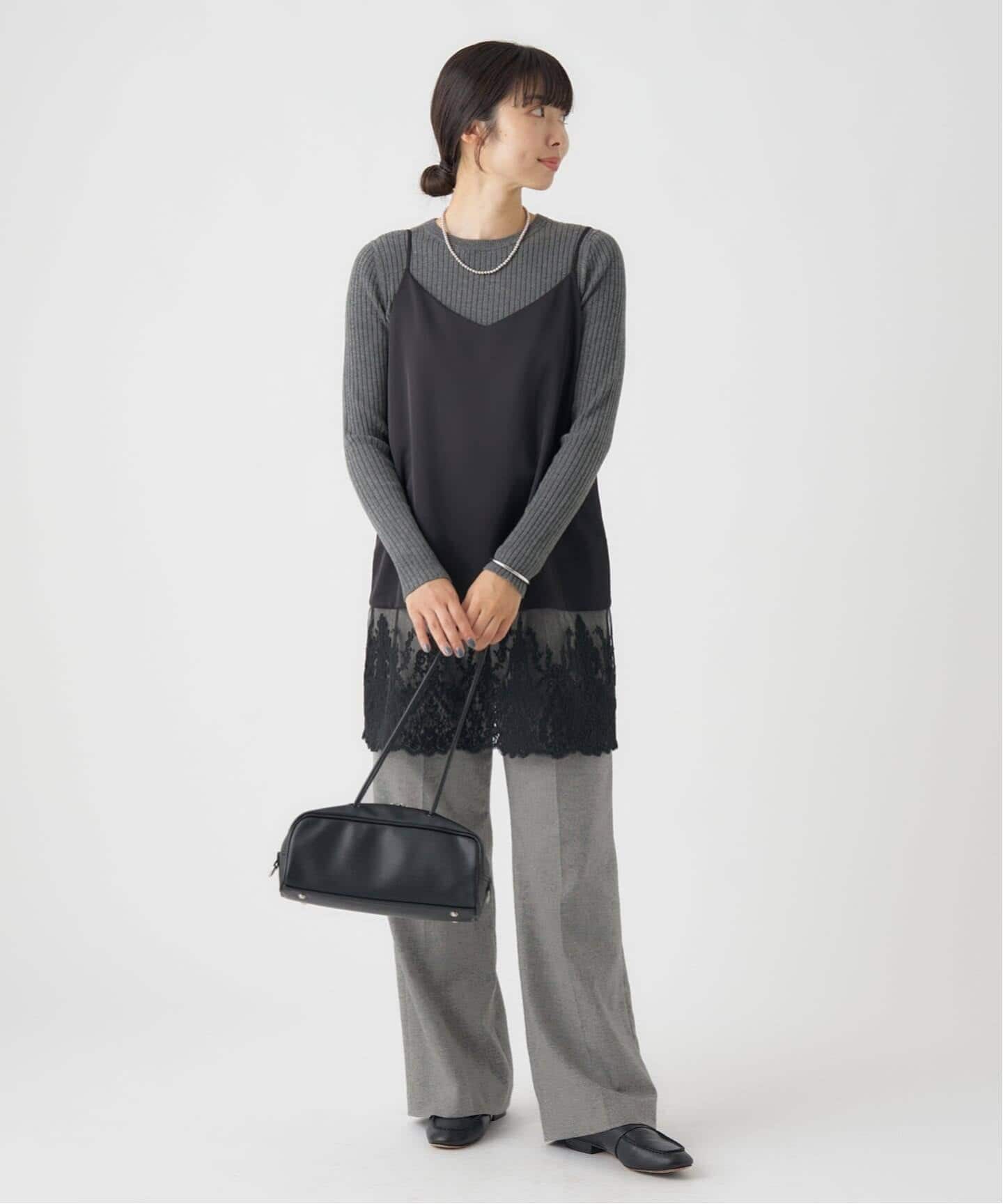 追加》Satinレース キャミソールワンピース（ワンピース）｜IENA