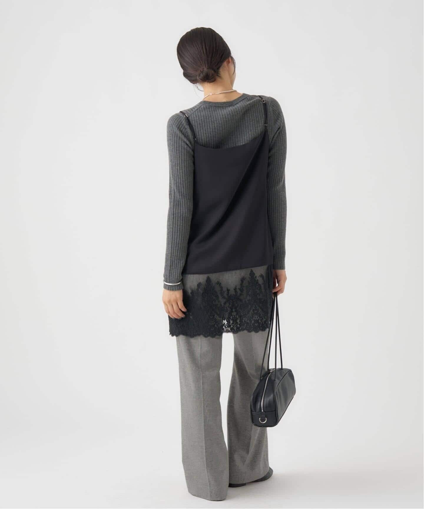 追加》Satinレース キャミソールワンピース（ワンピース）｜IENA