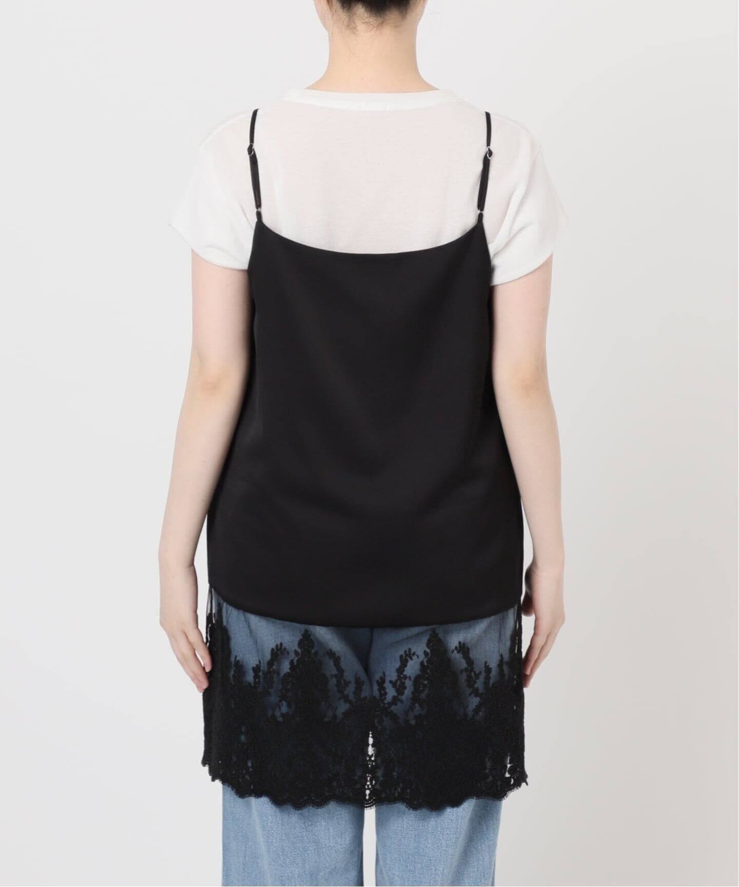 追加2》Satinレース キャミソールワンピース（ワンピース）｜IENA