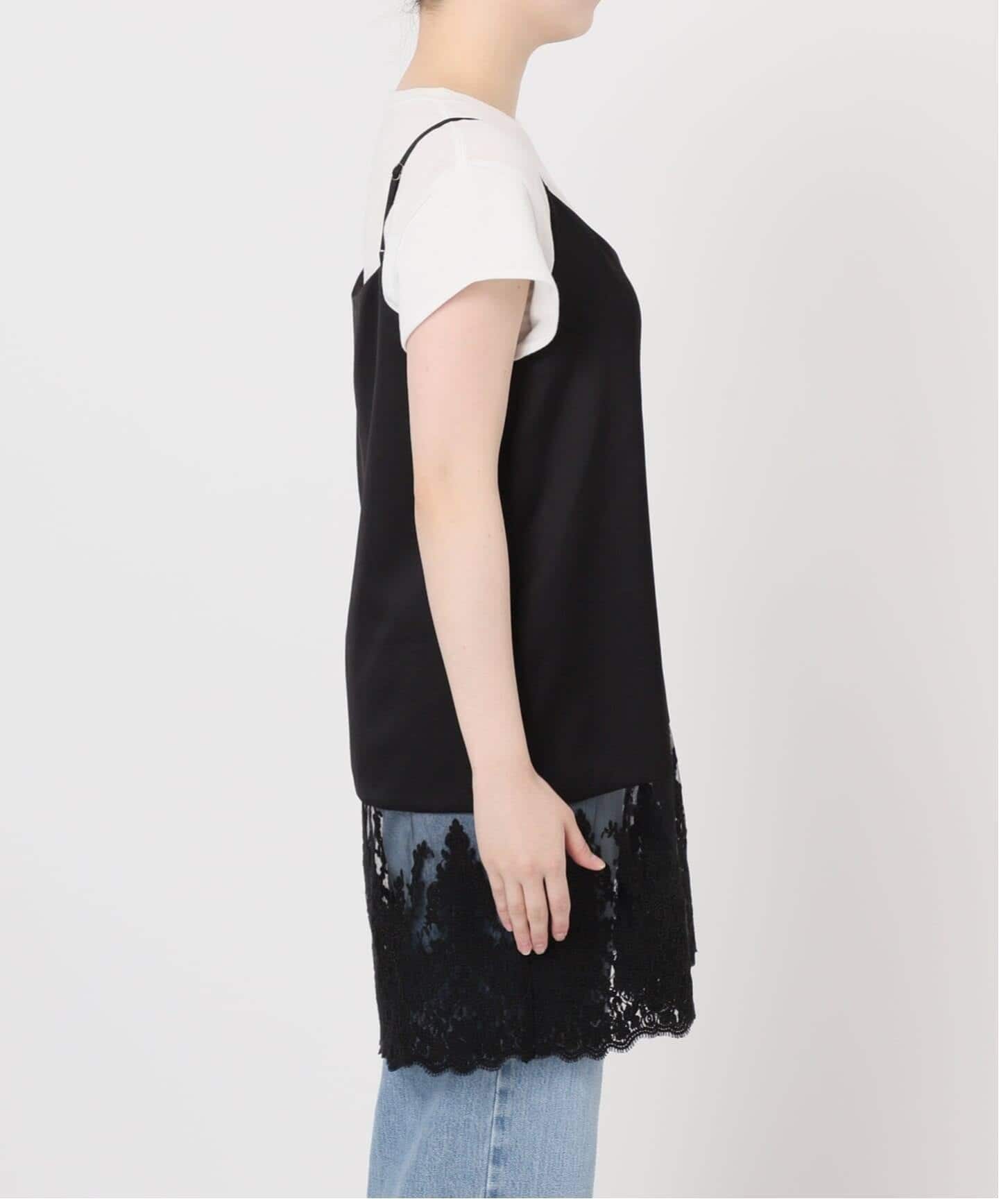 追加2》Satinレース キャミソールワンピース（ワンピース）｜IENA