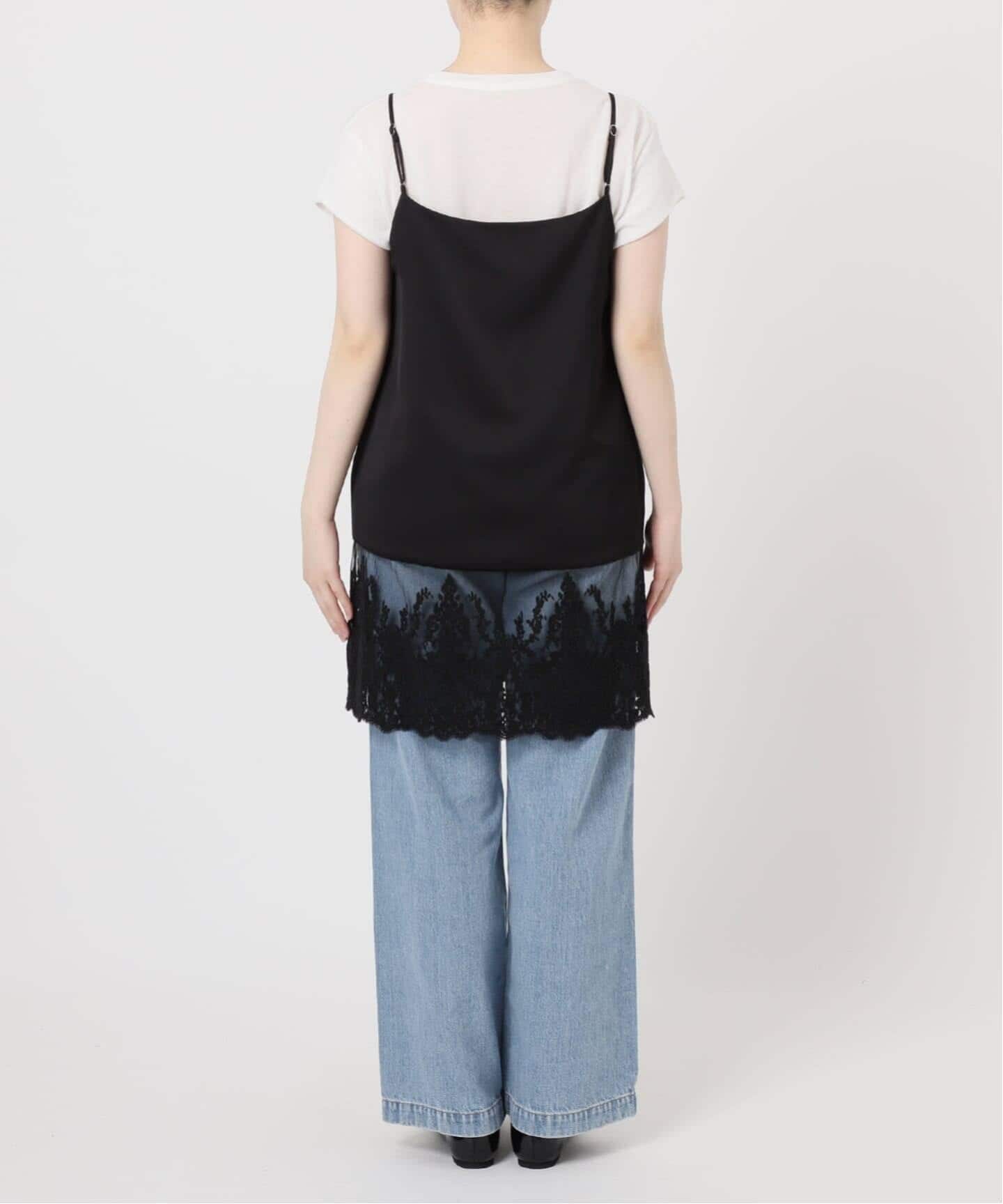 追加2》Satinレース キャミソールワンピース（ワンピース）｜IENA