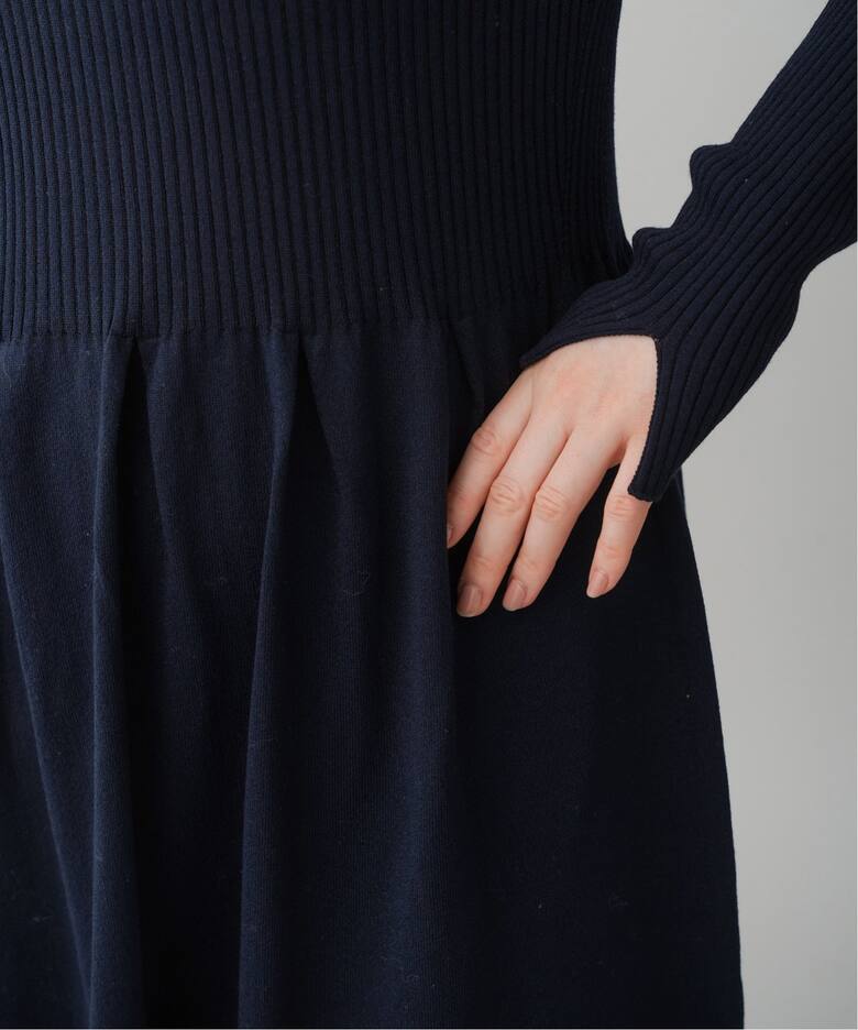 ホールリブ ギャザーワンピース（ワンピース）｜IENA（イエナ）の通販  