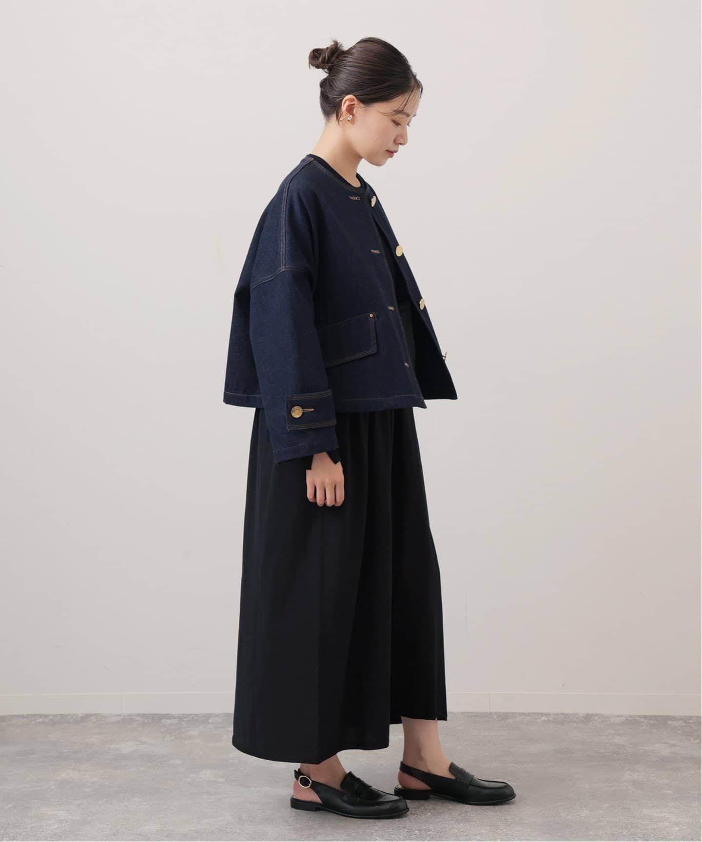 追加》ホールリブ ギャザーワンピース（ワンピース）｜IENA（イエナ