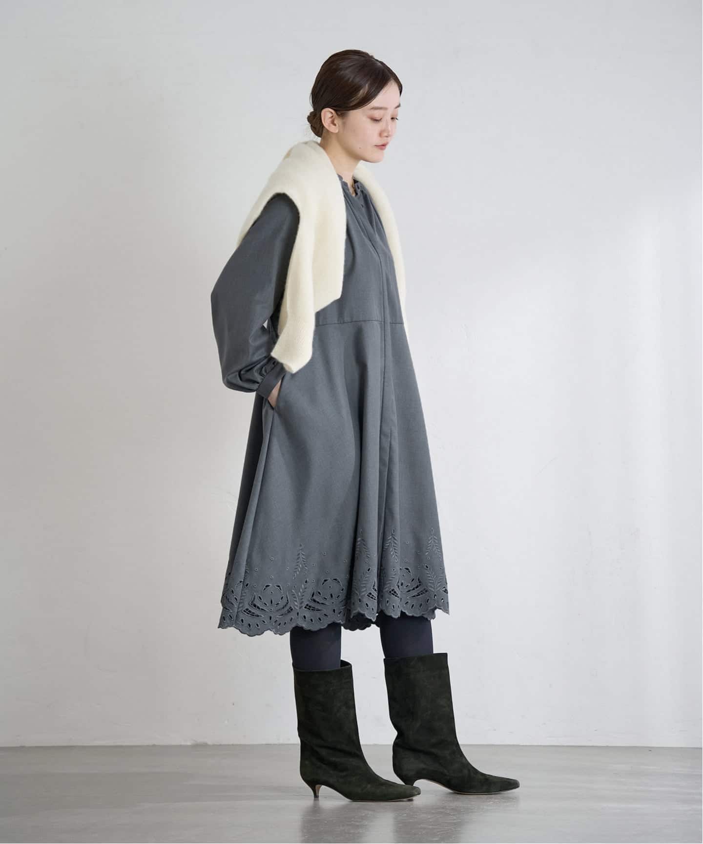 エンブロイダードティアードレス（ワンピース）｜IENA（イエナ）の通販