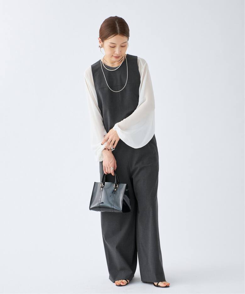 バッククロスオールインワン（つなぎ／オールインワン）｜IENA（イエナ  