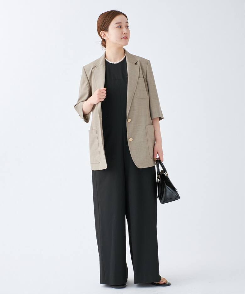 バッククロスオールインワン（つなぎ／オールインワン）｜IENA（イエナ  