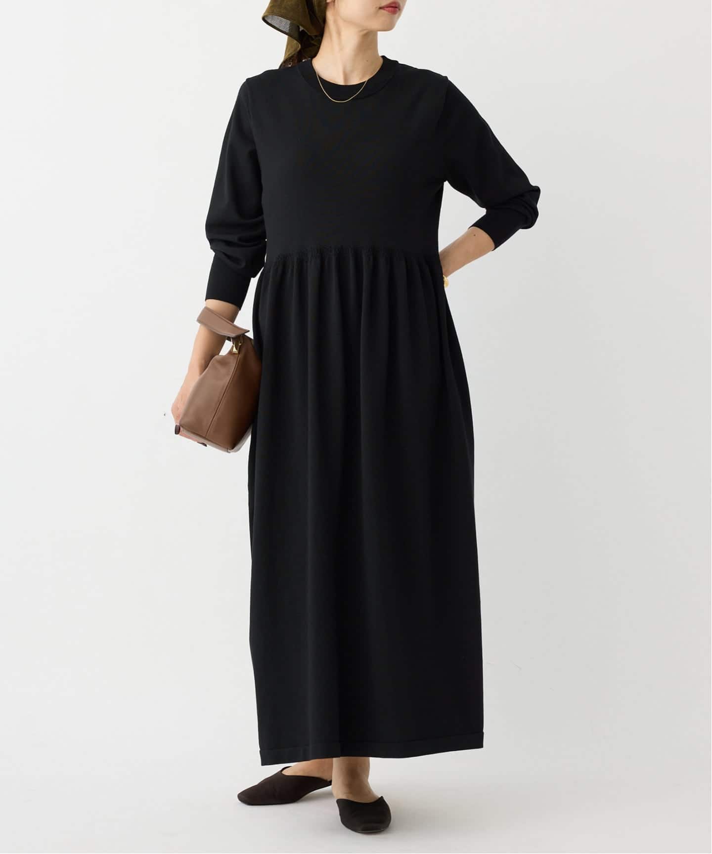 新品 IENA リサイクルニットコンビワンピース レースコンビニットセットワンピース（ワンピース）｜IENA（イエナ）の