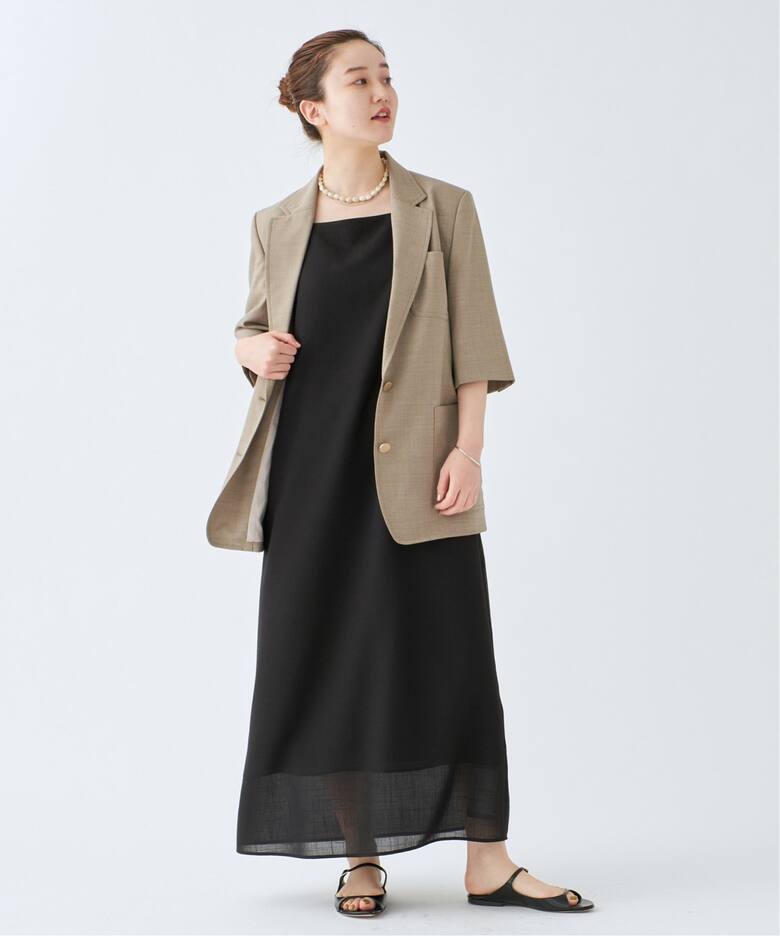 予約》リネンライクキャミワンピース（ワンピース）｜IENA（イエナ）の  