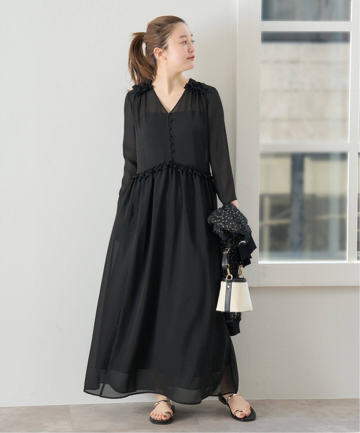 ドット フリル ワンピース（ワンピース）｜IENA（イエナ）の通販  