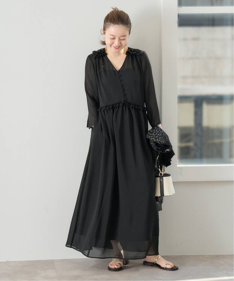 ドット フリル ワンピース（ワンピース）｜IENA（イエナ）の通販  