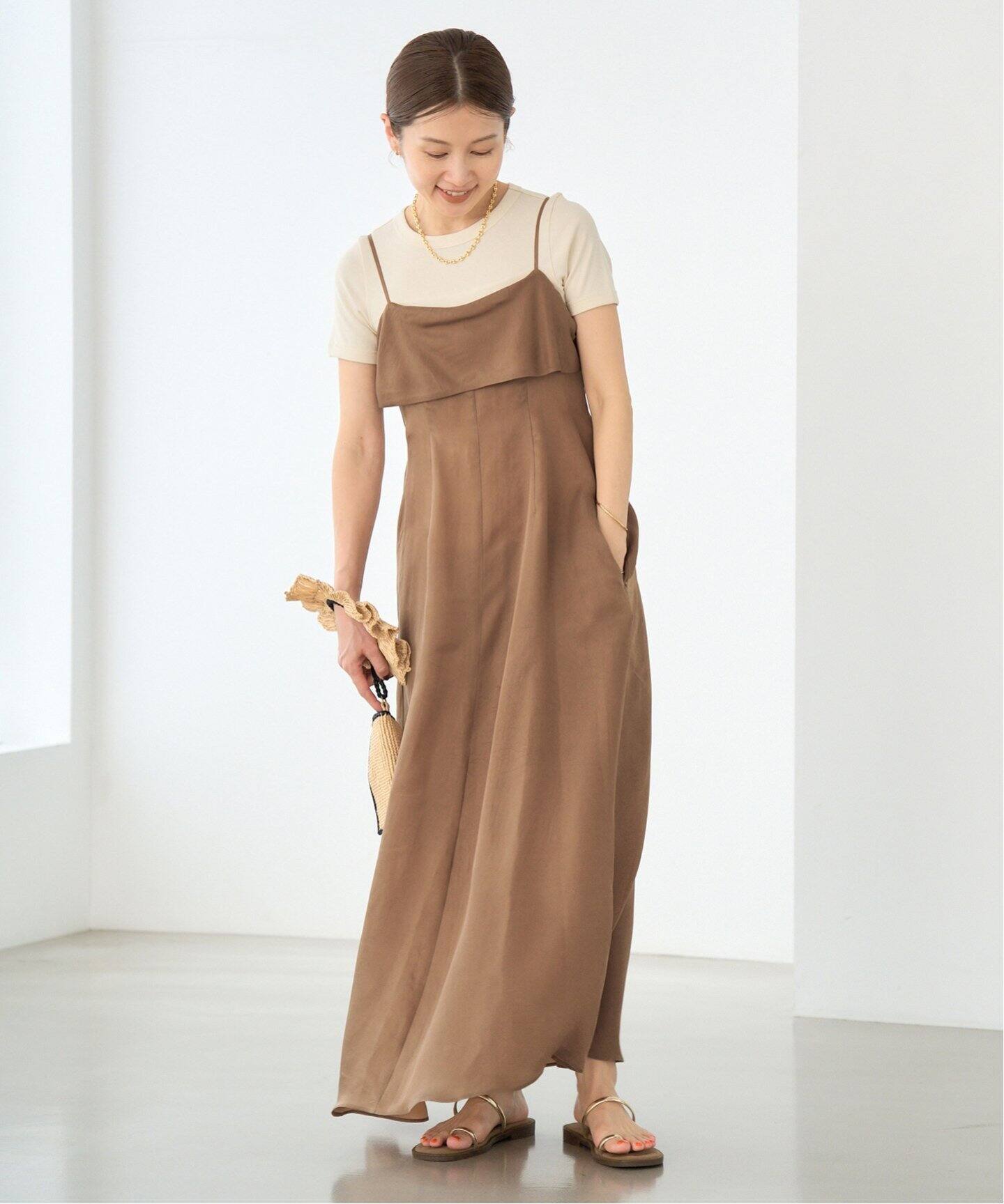 キュプラサテン キャミドレス（ワンピース）｜IENA（イエナ）の通販