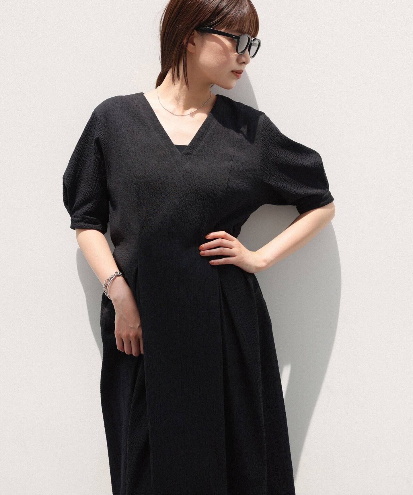 追加》B. サッカーVネックワンピース（ワンピース）｜IENA