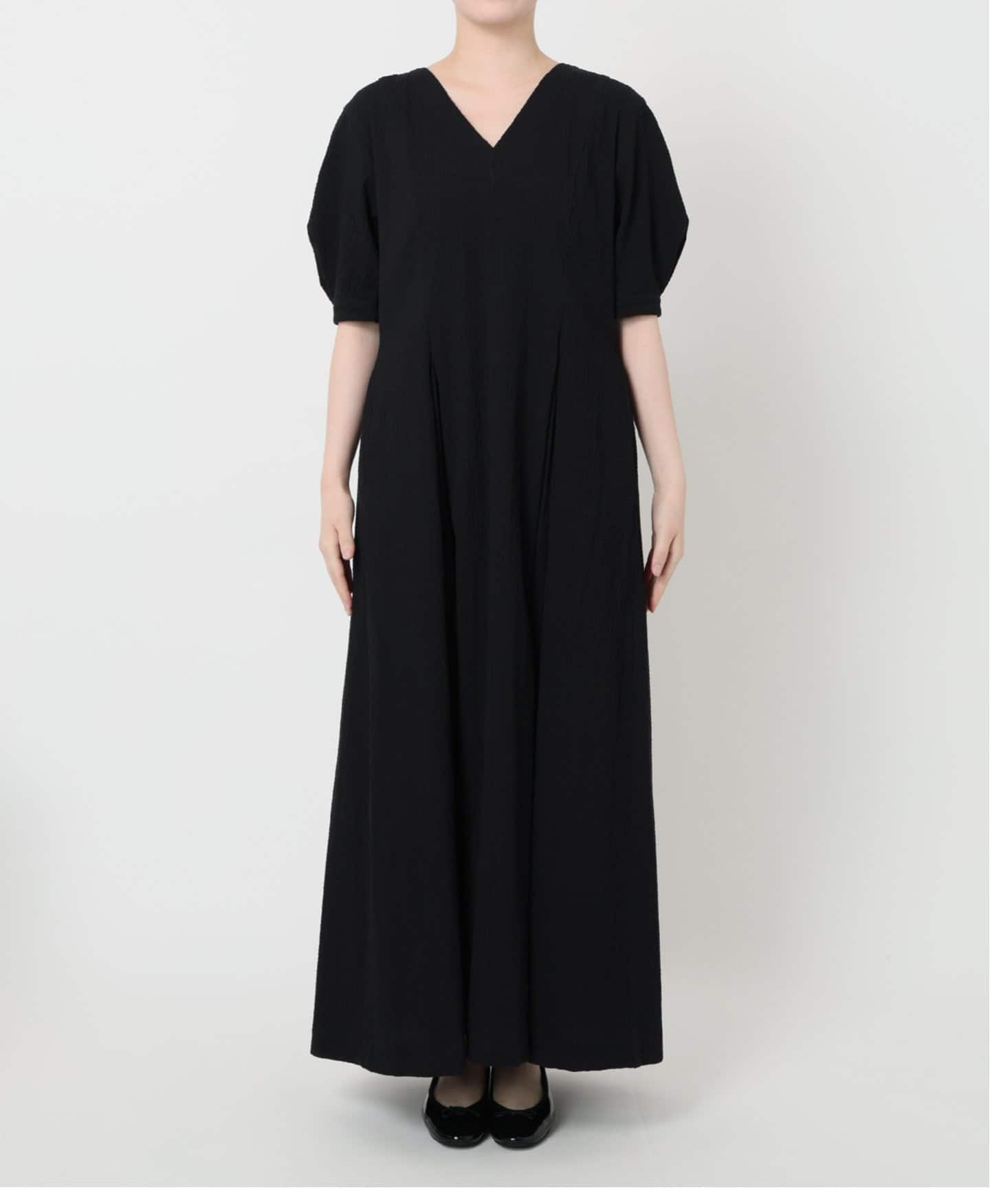 IENA B. サッカーVネックワンピース IENA｜《WEB限定/追加2》B. サッカーVネックワンピース