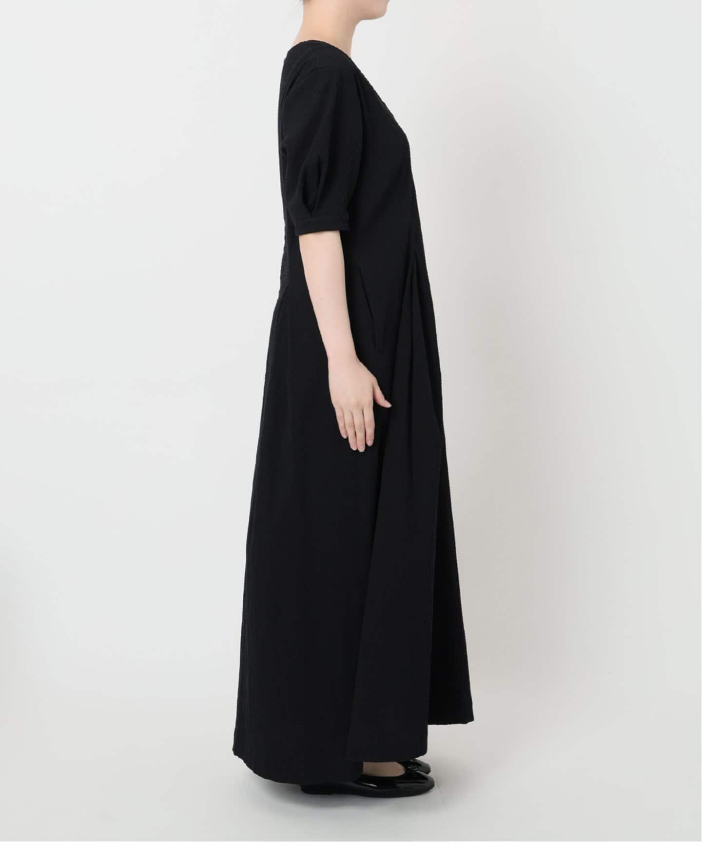 WEB限定/追加2》B. サッカーVネックワンピース（ワンピース）｜IENA