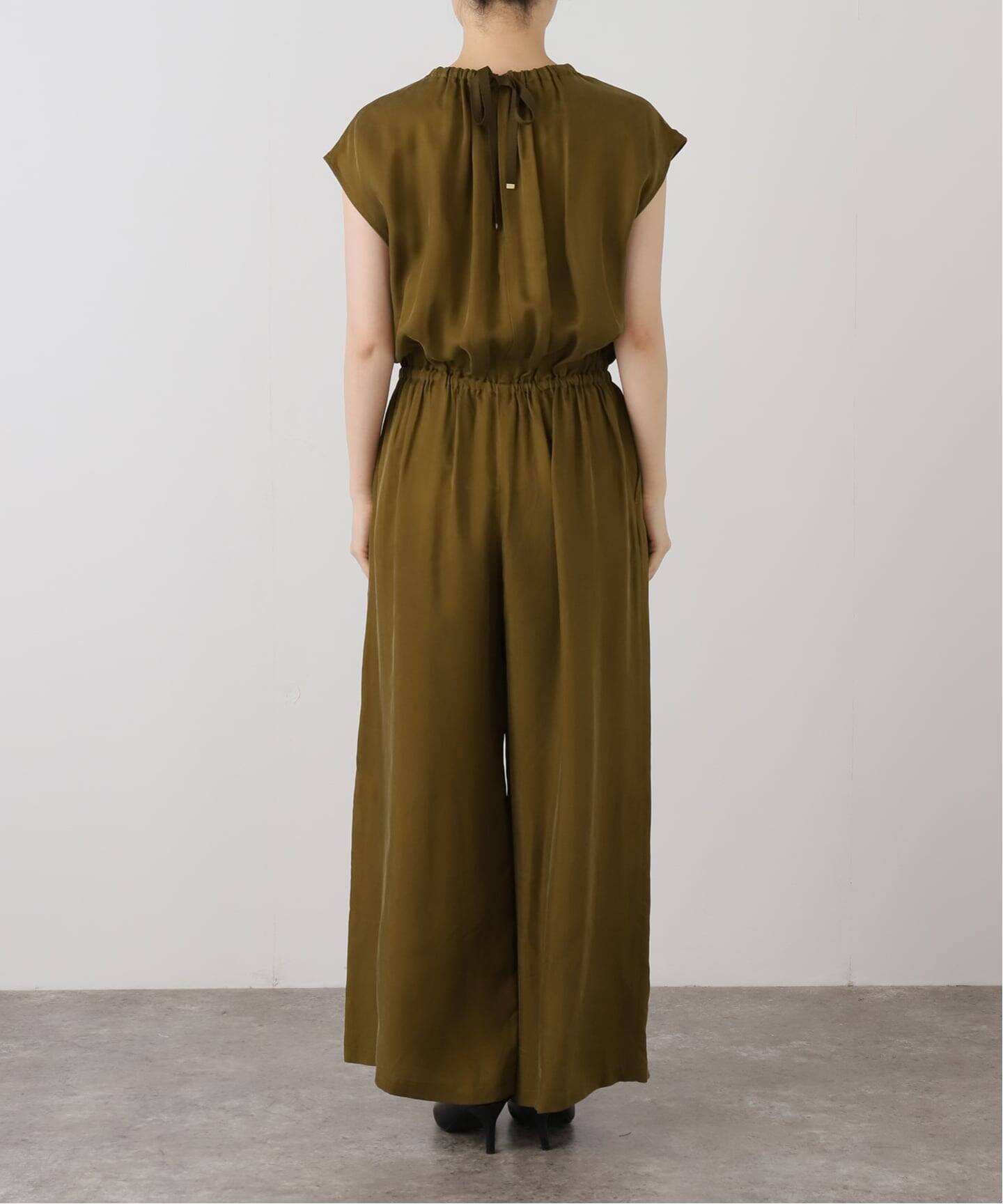 ギャザーネックオールインワン（つなぎ／オールインワン）｜IENA