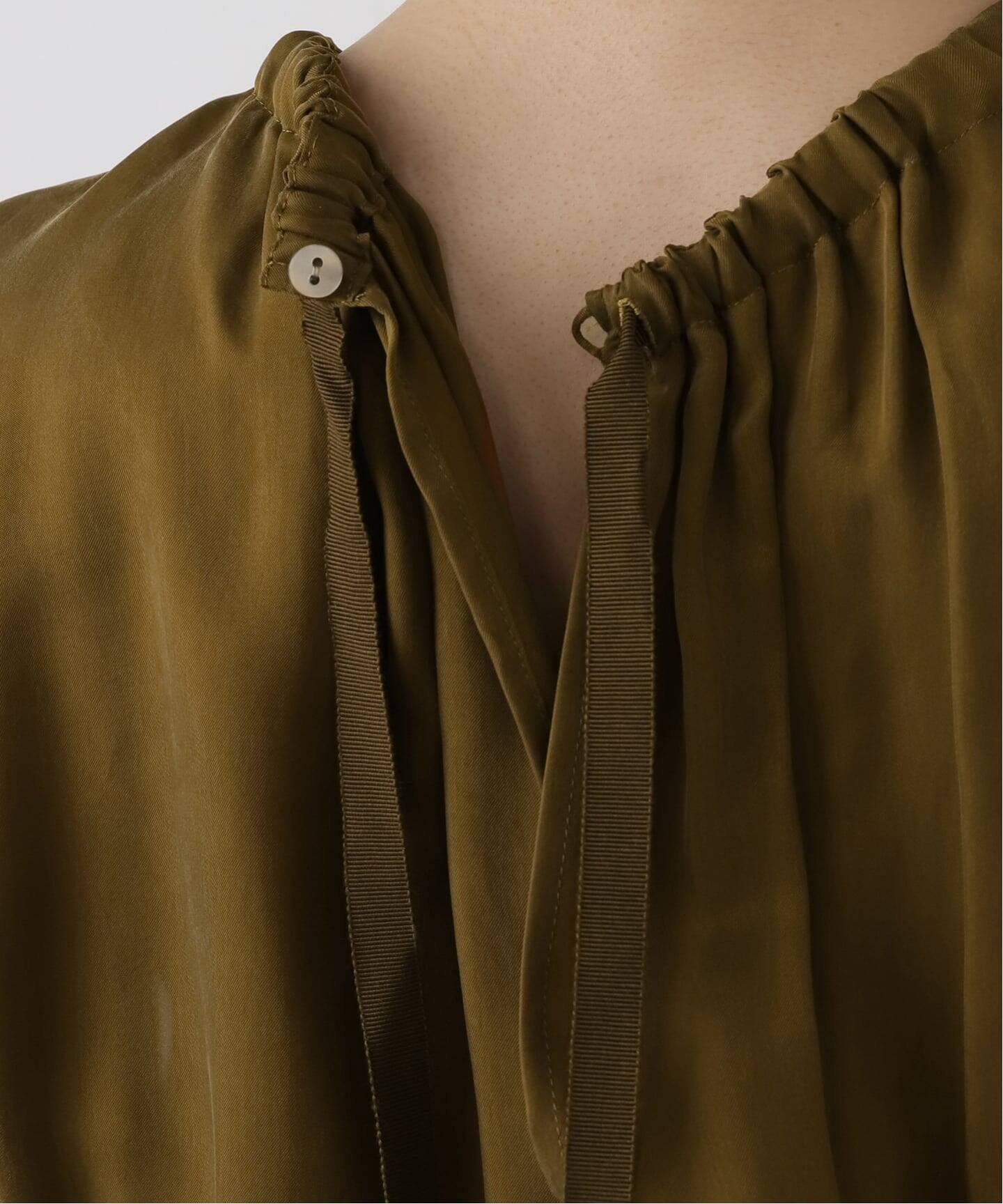 ギャザーネックオールインワン（つなぎ／オールインワン）｜IENA