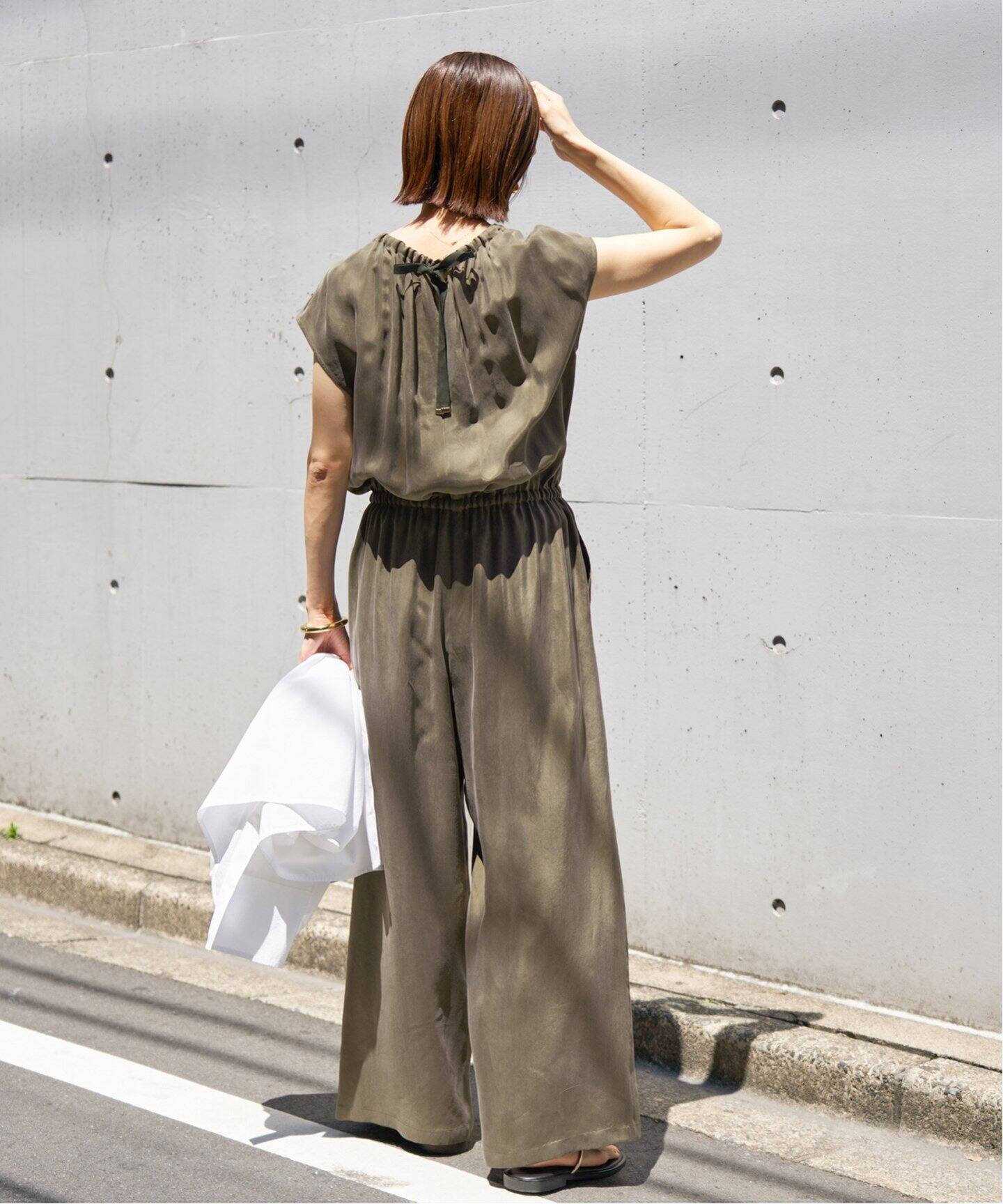 2025SS今季 / 未使用 / IENA イエナ / キュプラギャザーネック  