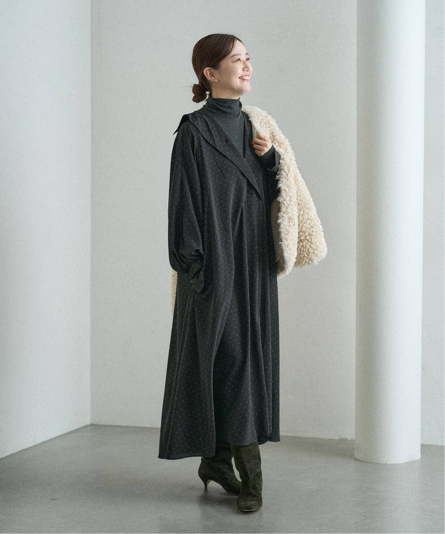 ニュアンスカラードットワンピース（ワンピース）｜IENA（イエナ