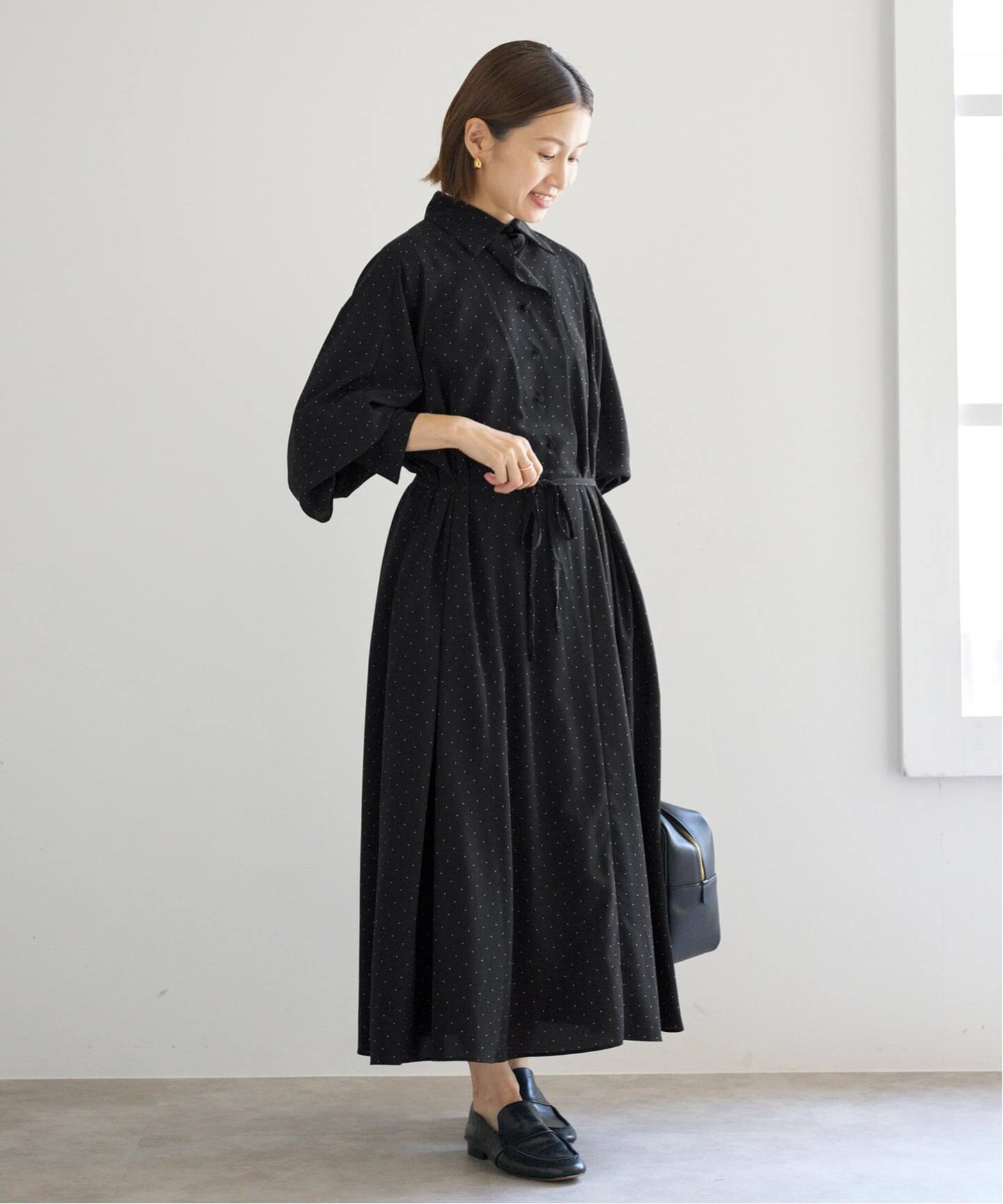 ニュアンスカラードットワンピース（ワンピース）｜IENA（イエナ）の