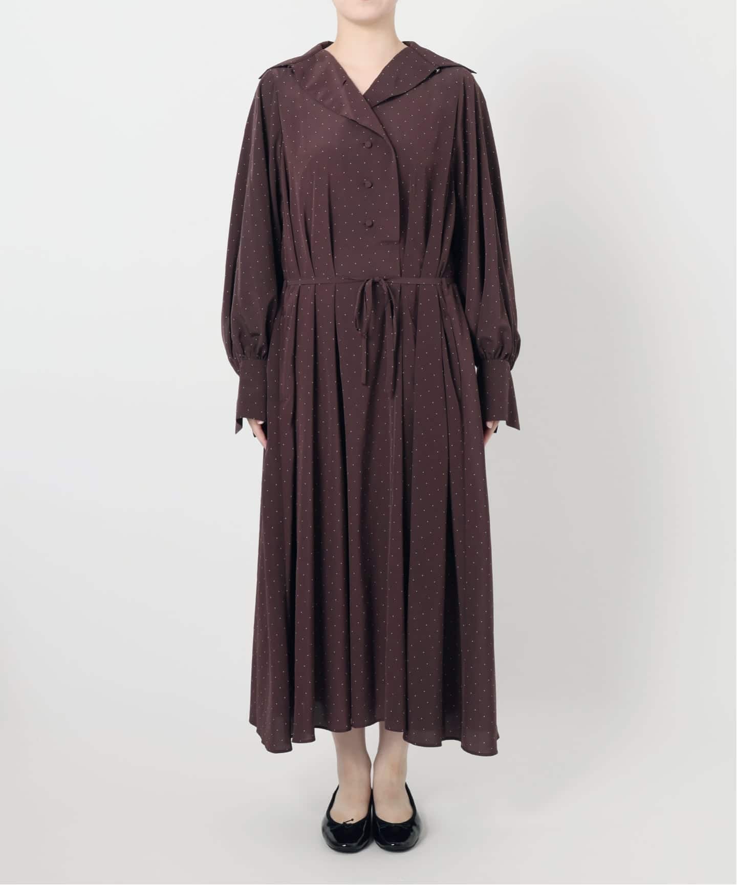 ニュアンスカラードットワンピース（ワンピース）｜IENA（イエナ）の