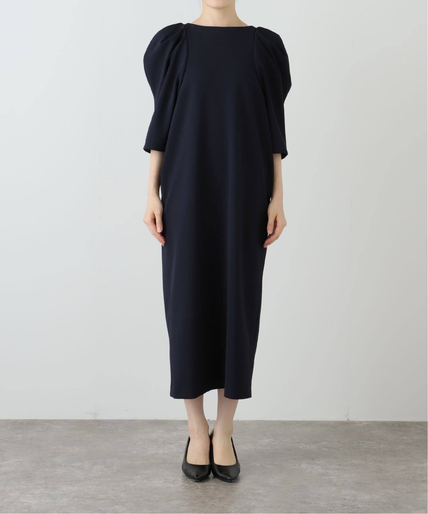 ショルダータックジョーゼットワンピース（ワンピース）｜IENA（イエナ