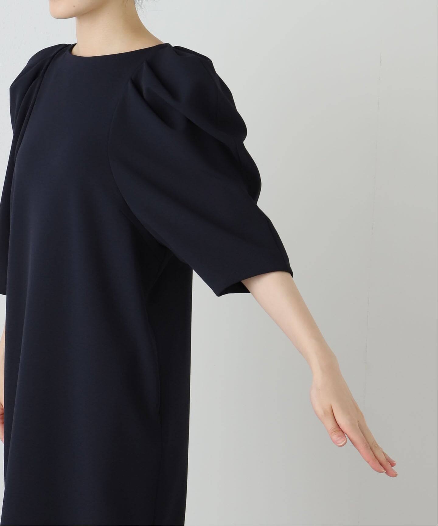 ショルダータックジョーゼットワンピース（ワンピース）｜IENA（イエナ