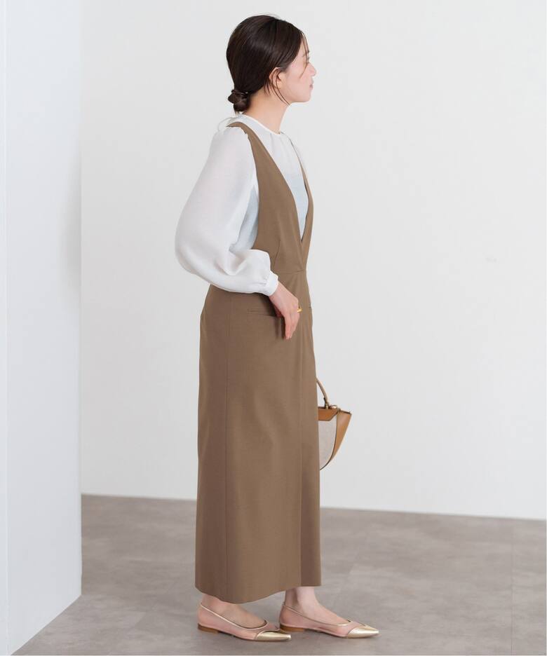 ＆NAVY サロペットスカート（ワンピース）｜IENA（イエナ）の通販  