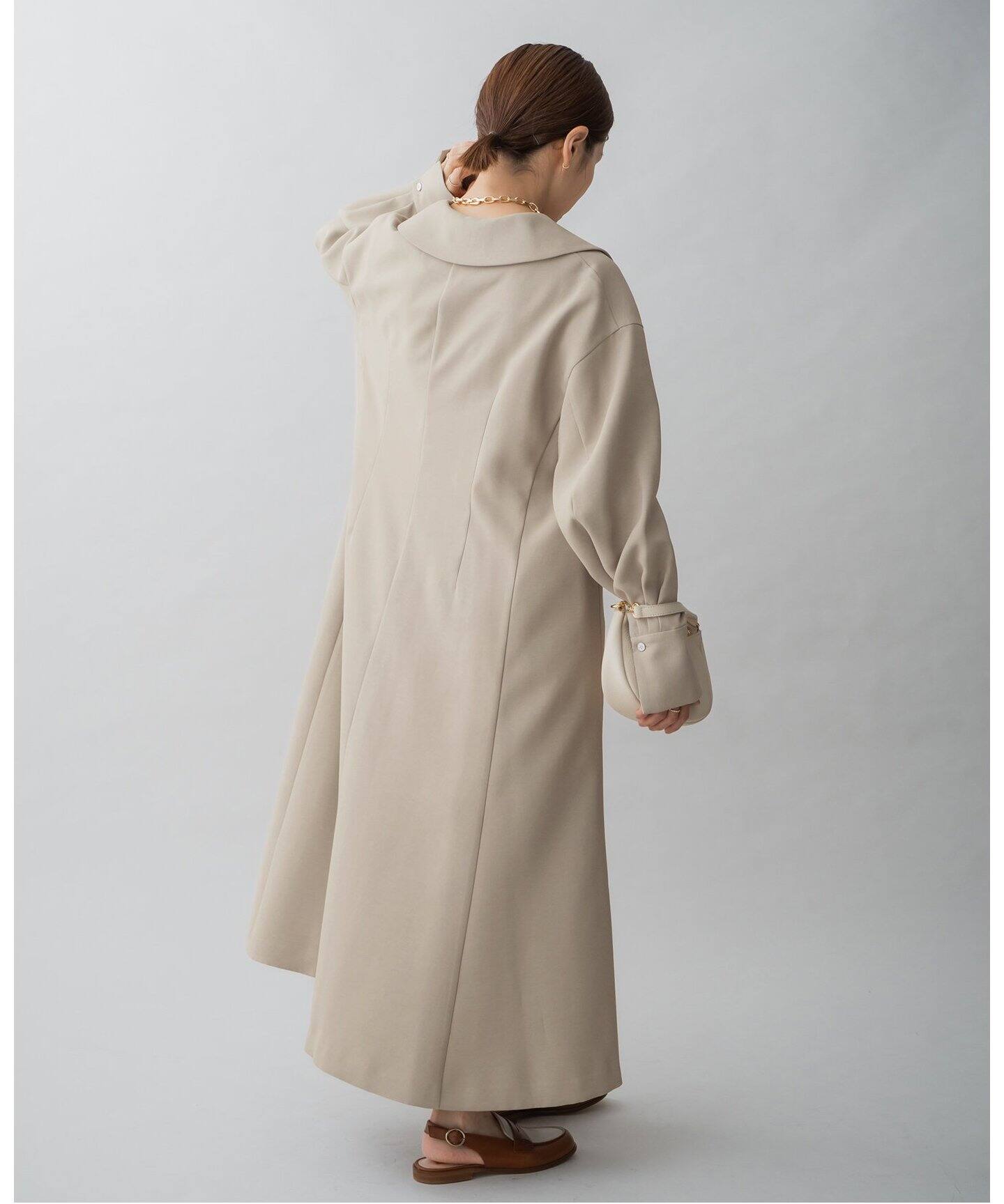 IENA イエナ　＆NAVY スキッパーフレアワンピース ＆NAVY スキッパーフレアワンピース（ワンピース）｜IENA（イエナ）の