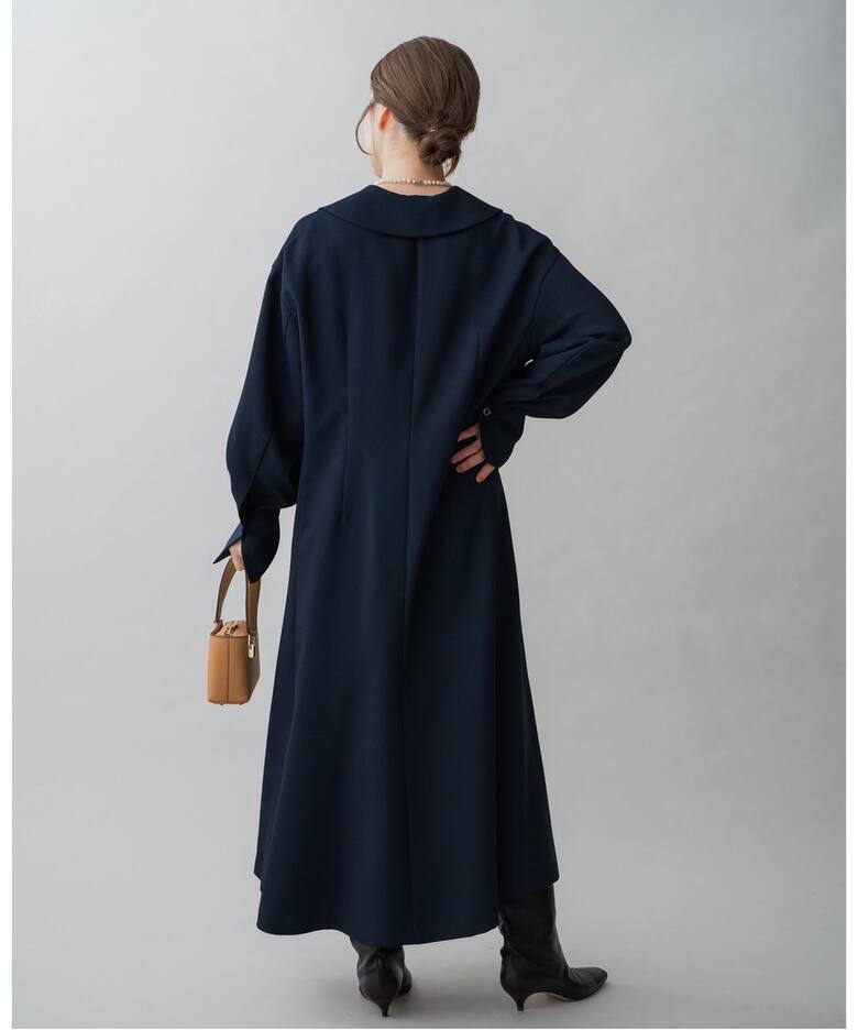 ＆NAVY スキッパーフレアワンピース（ワンピース）｜IENA（イエナ）の 