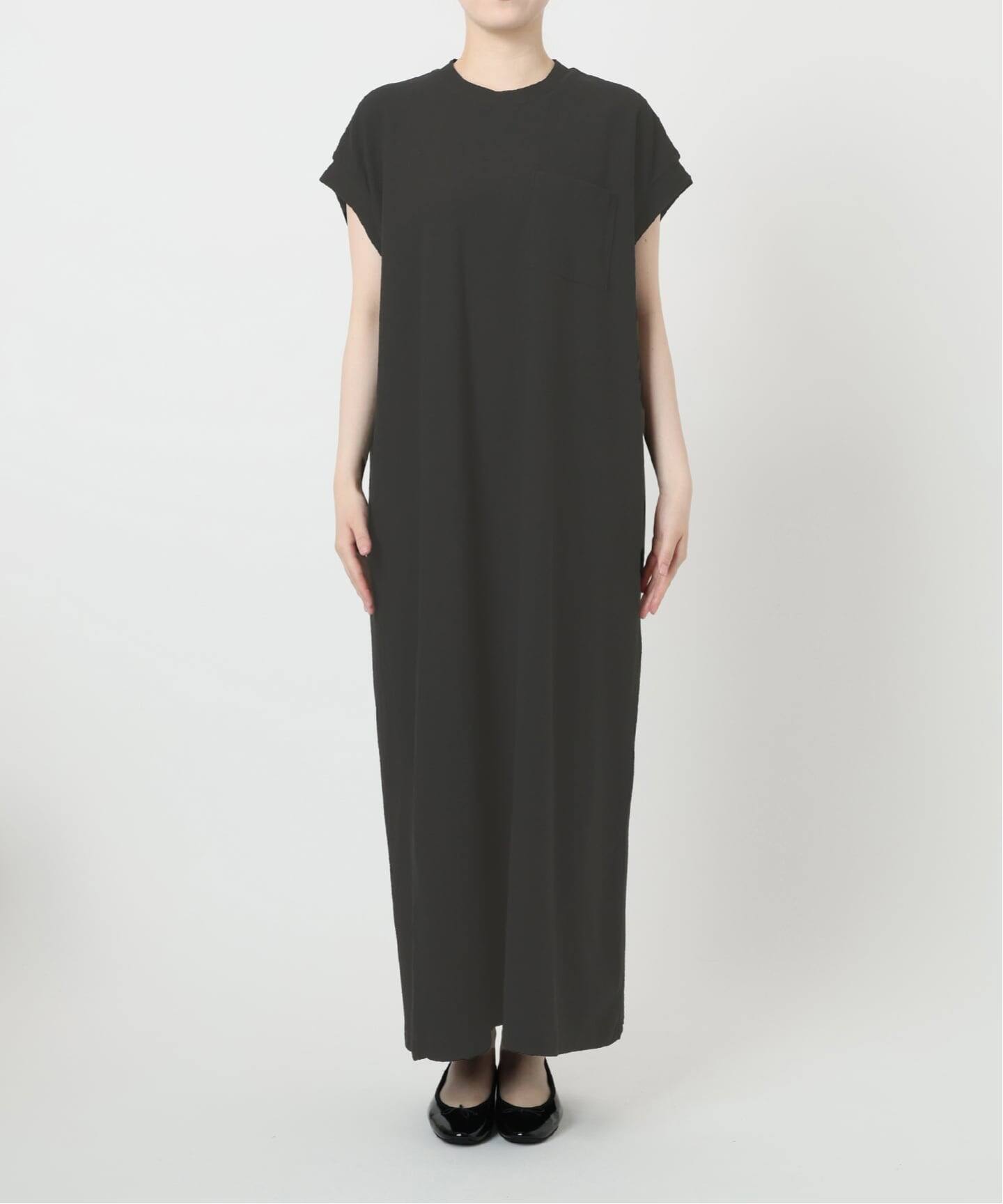 【新品タグ付】  黒 ワンピ ドレス ポケット サイズ4 追加》BLACK ポケットTドレス（ワンピース）｜IENA（イエナ）の