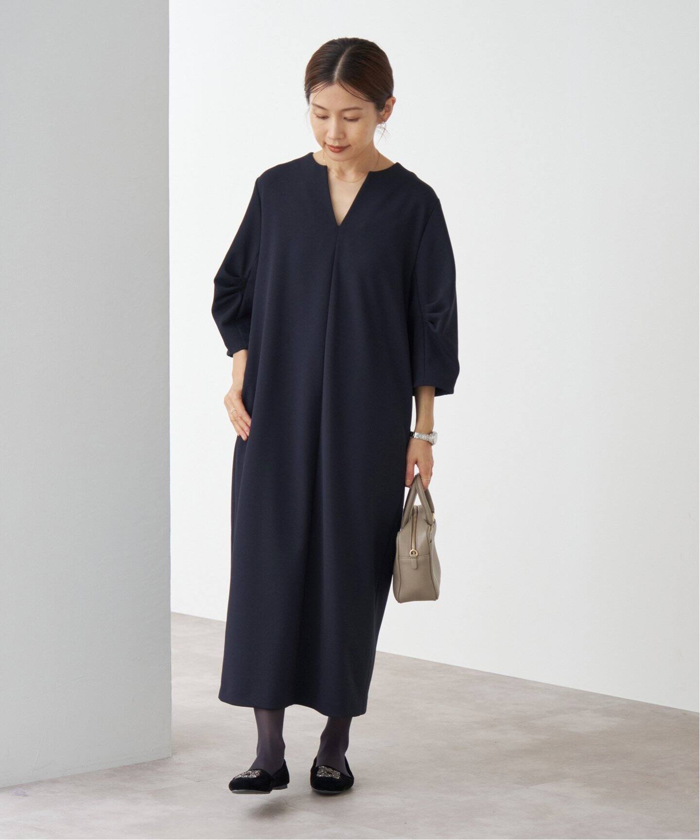 追加》タックスリーブワンピース（ワンピース）｜IENA（イエナ）の通販  